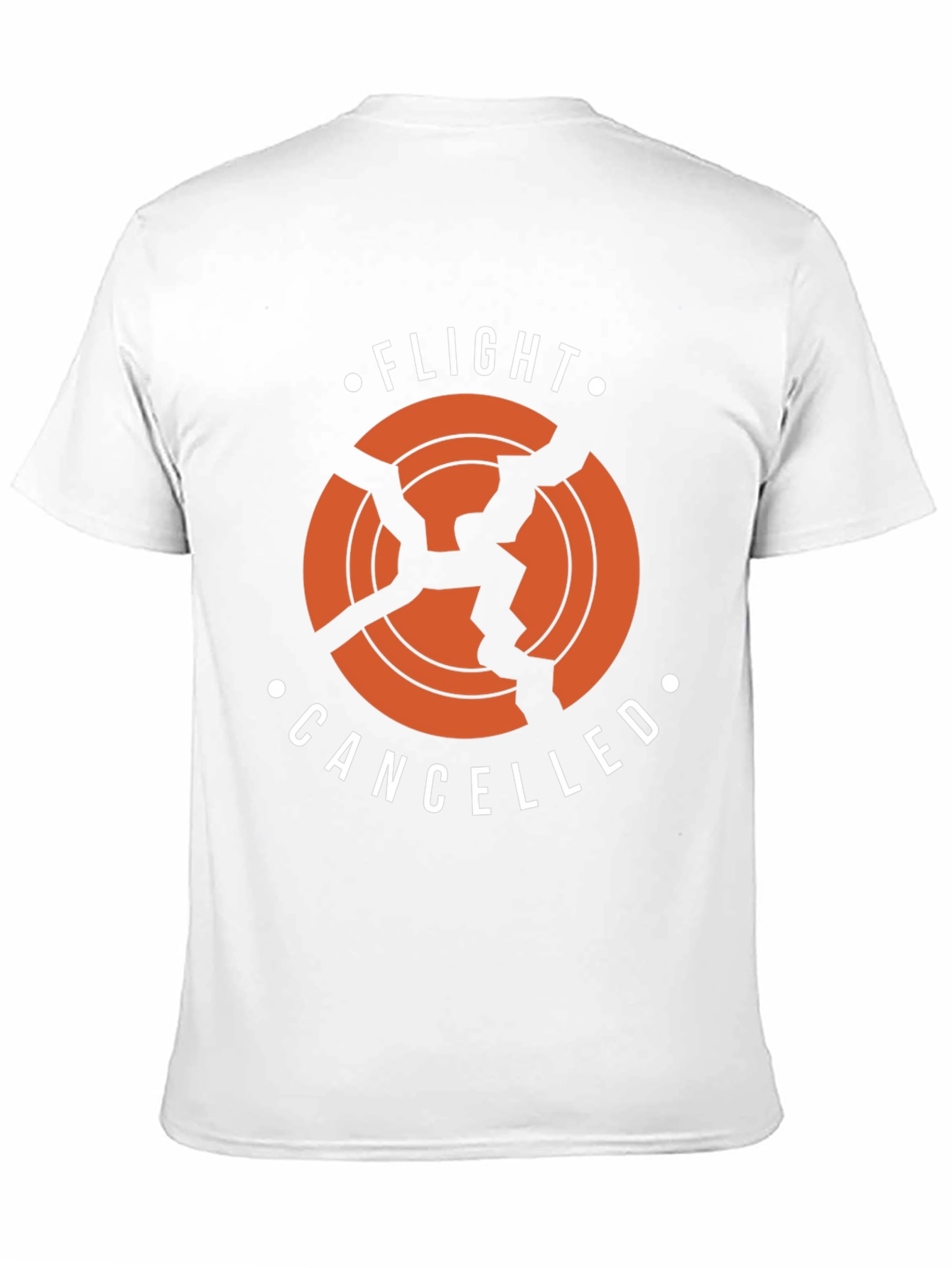 Flight Cancelled T-Shirt - Broken Airplane Design