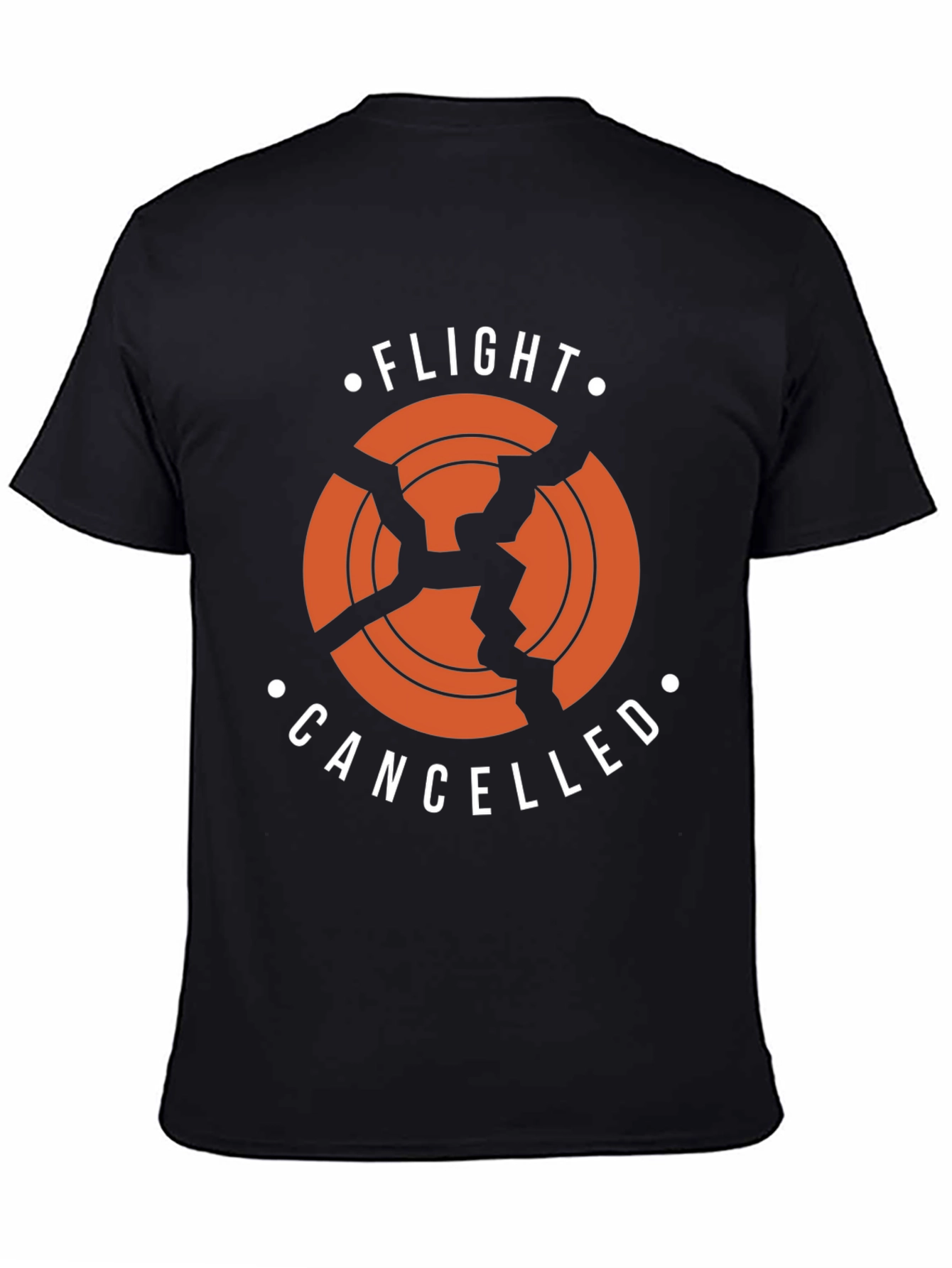 Flight Cancelled T-Shirt - Broken Airplane Design