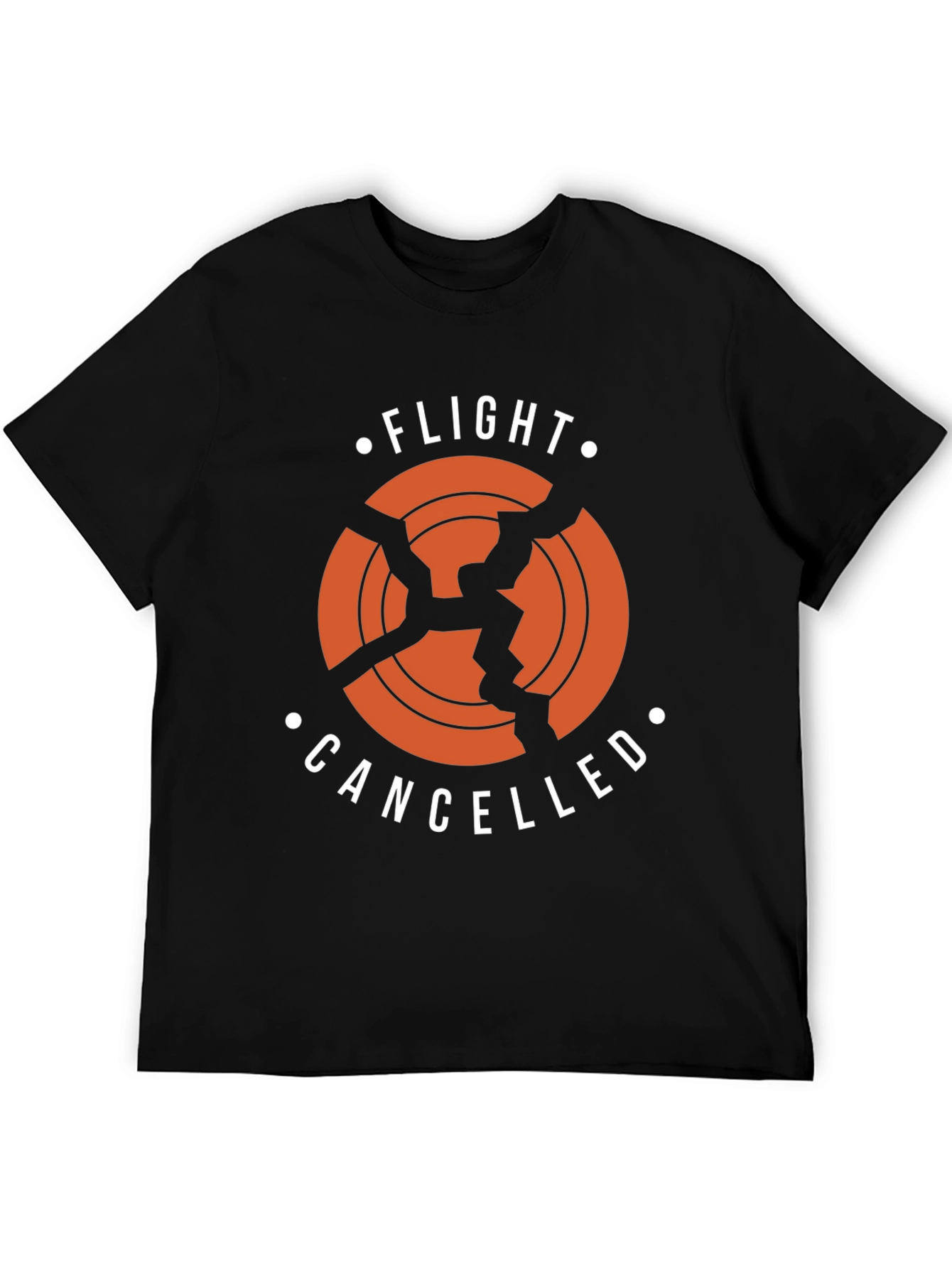 Flight Cancelled T-Shirt - Broken Airplane Design