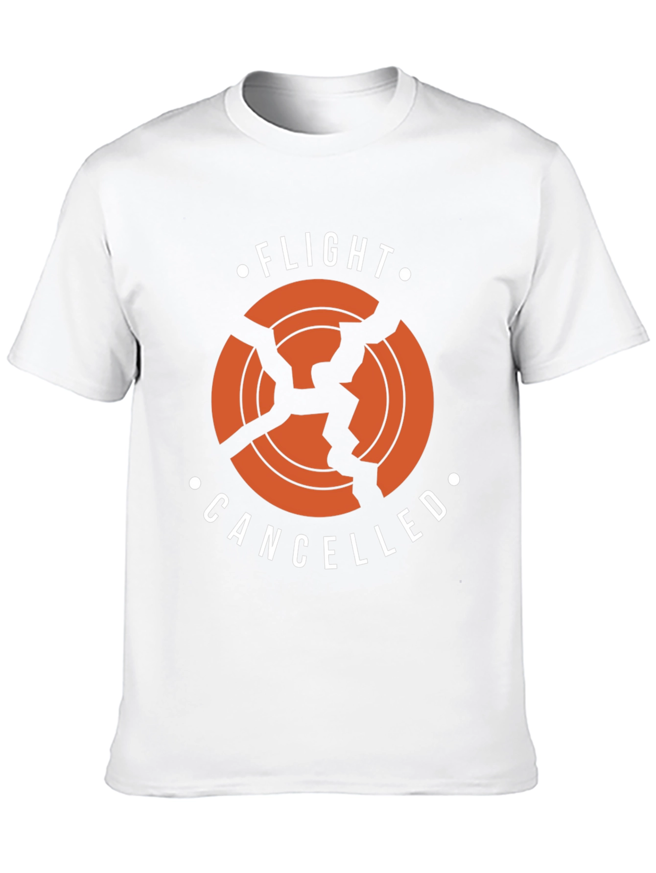 Flight Cancelled T-Shirt - Broken Airplane Design