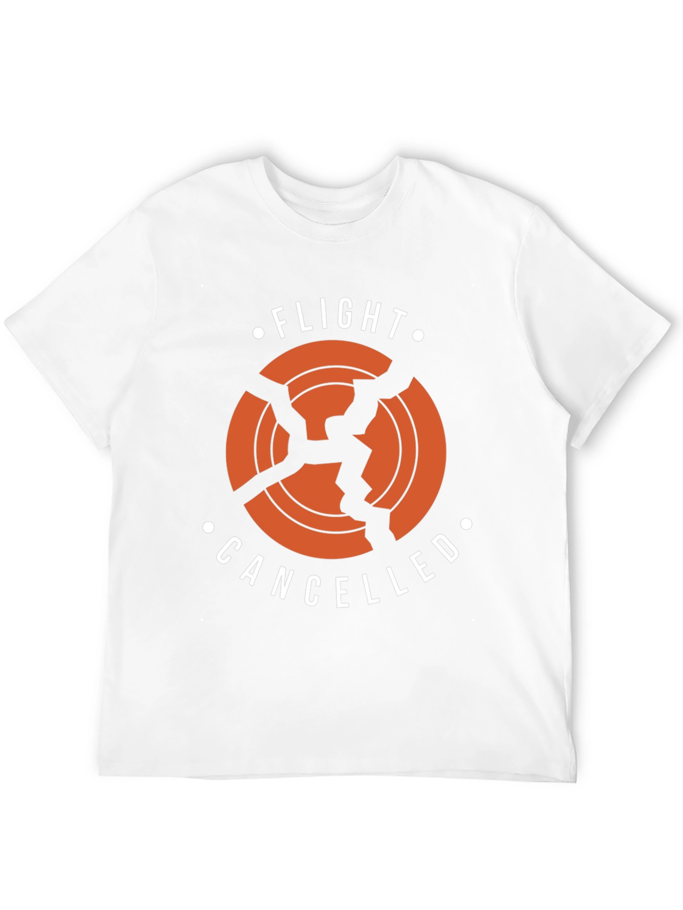 Flight Cancelled T-Shirt - Broken Airplane Design