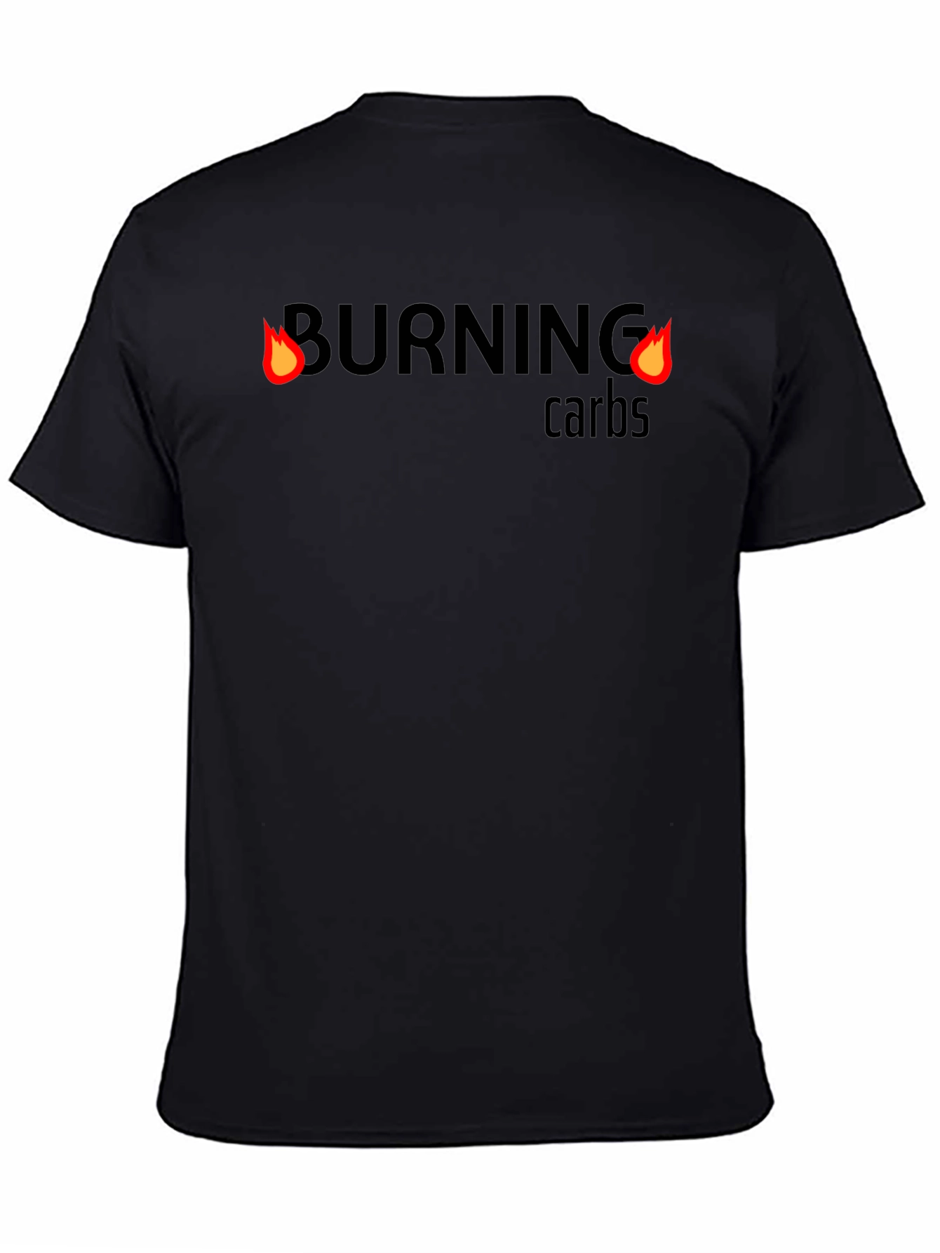 Burning Carbs Graphic Tee - Workout Motivation