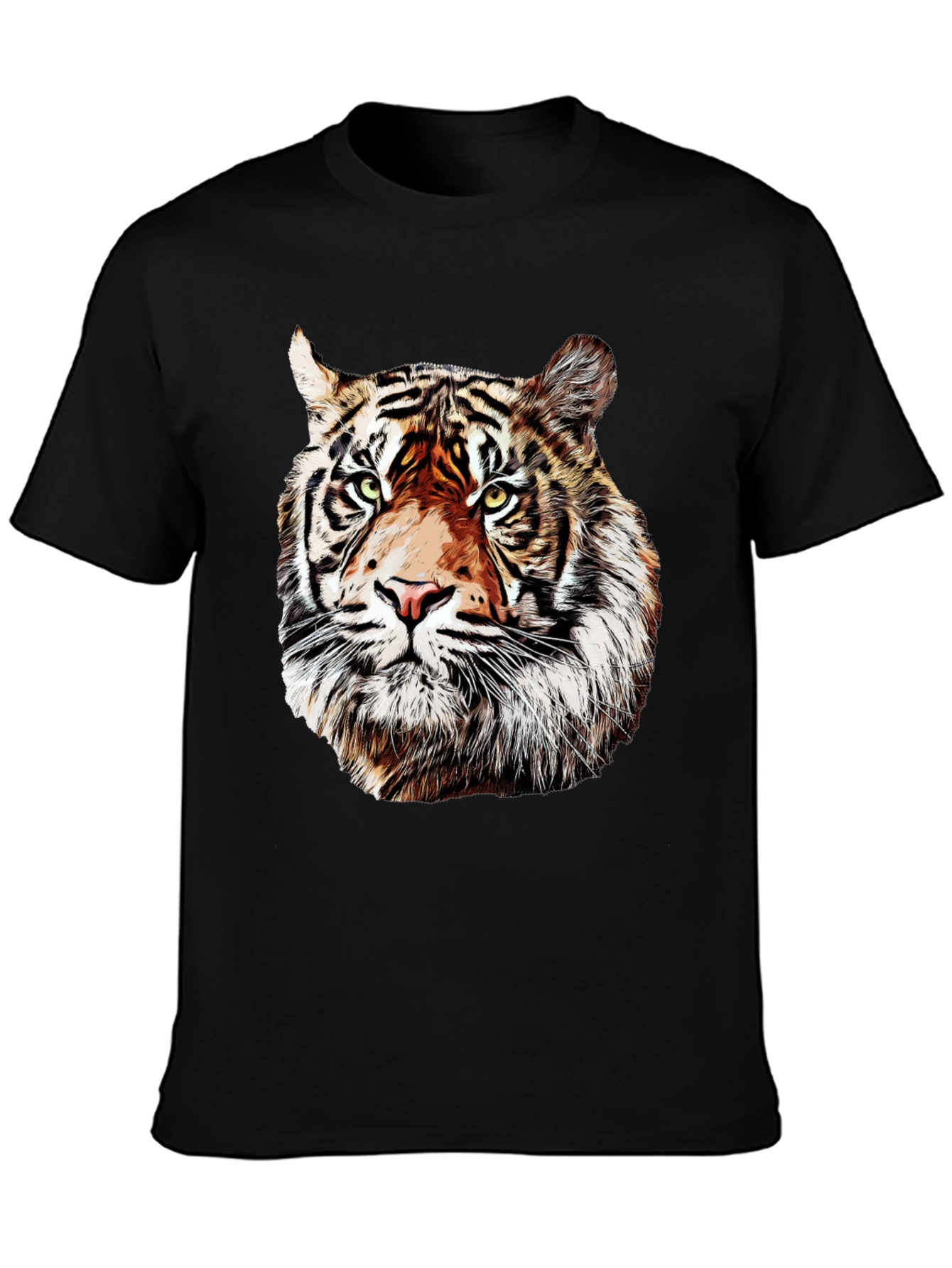 Tiger Graphic T-Shirt - Bold Animal Print