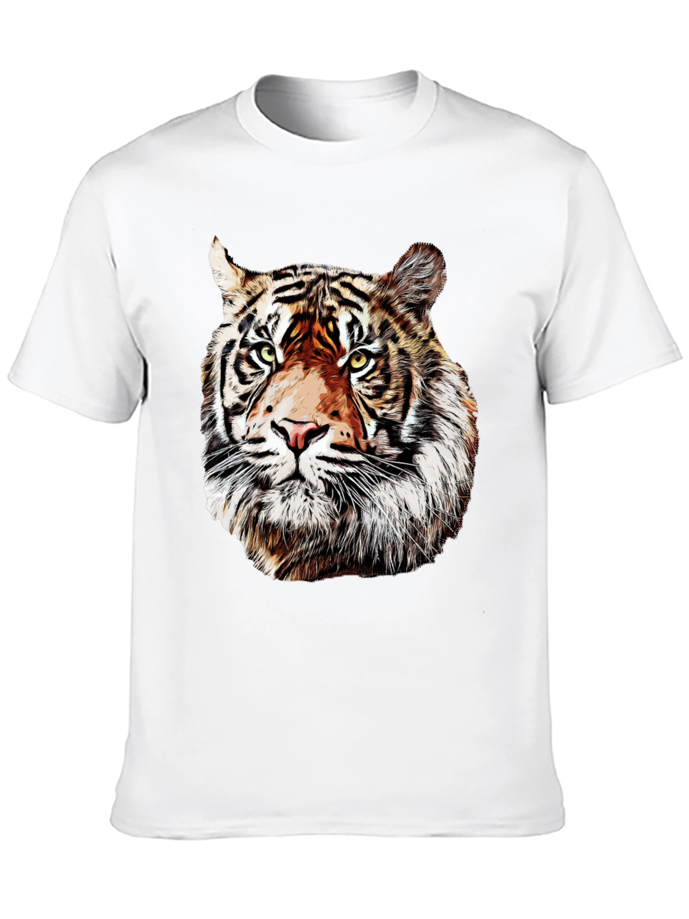 Tiger Graphic T-Shirt - Bold Animal Print