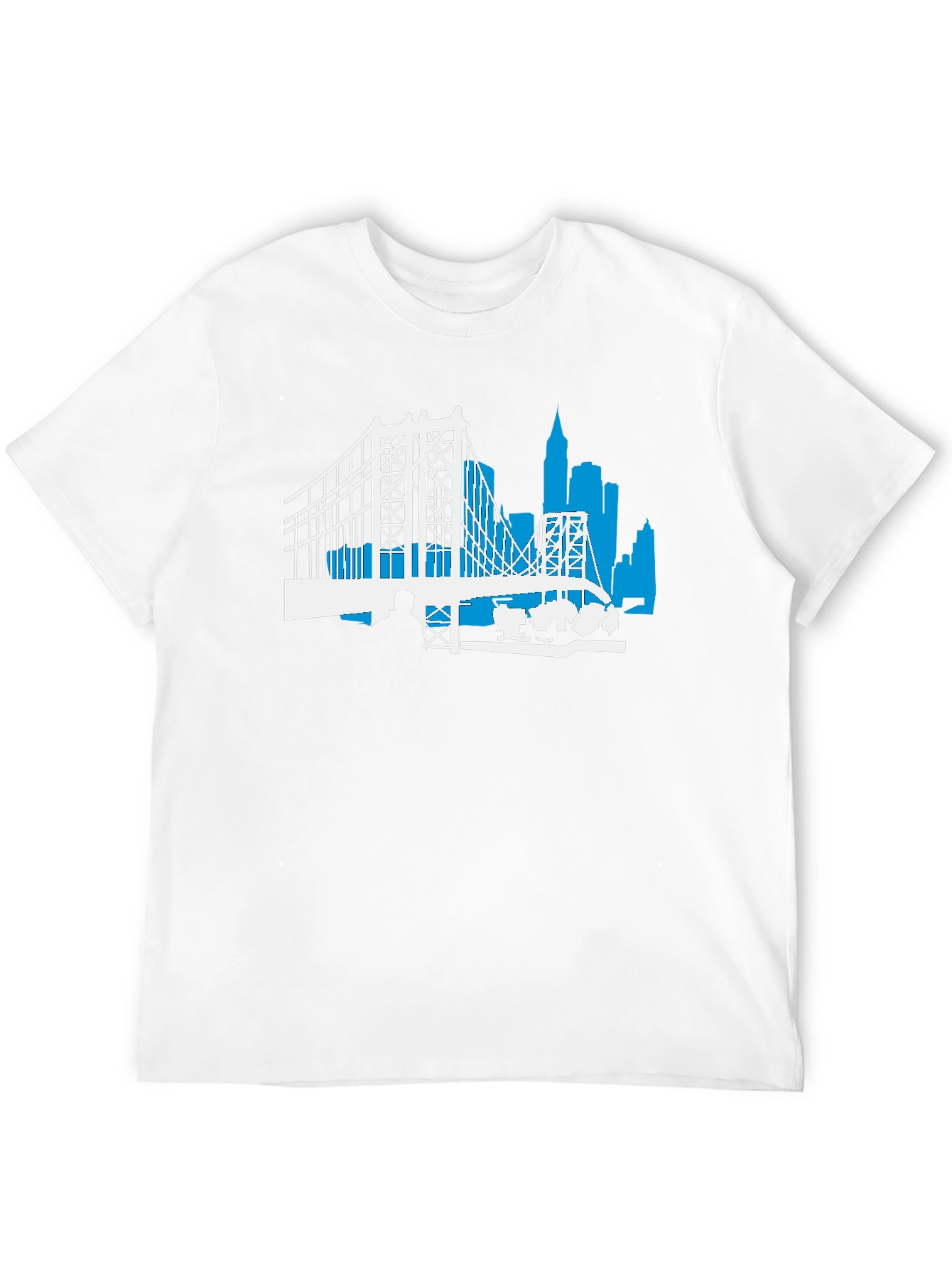 Brooklyn Bridge T-Shirt - Mens Black Graphic Tee