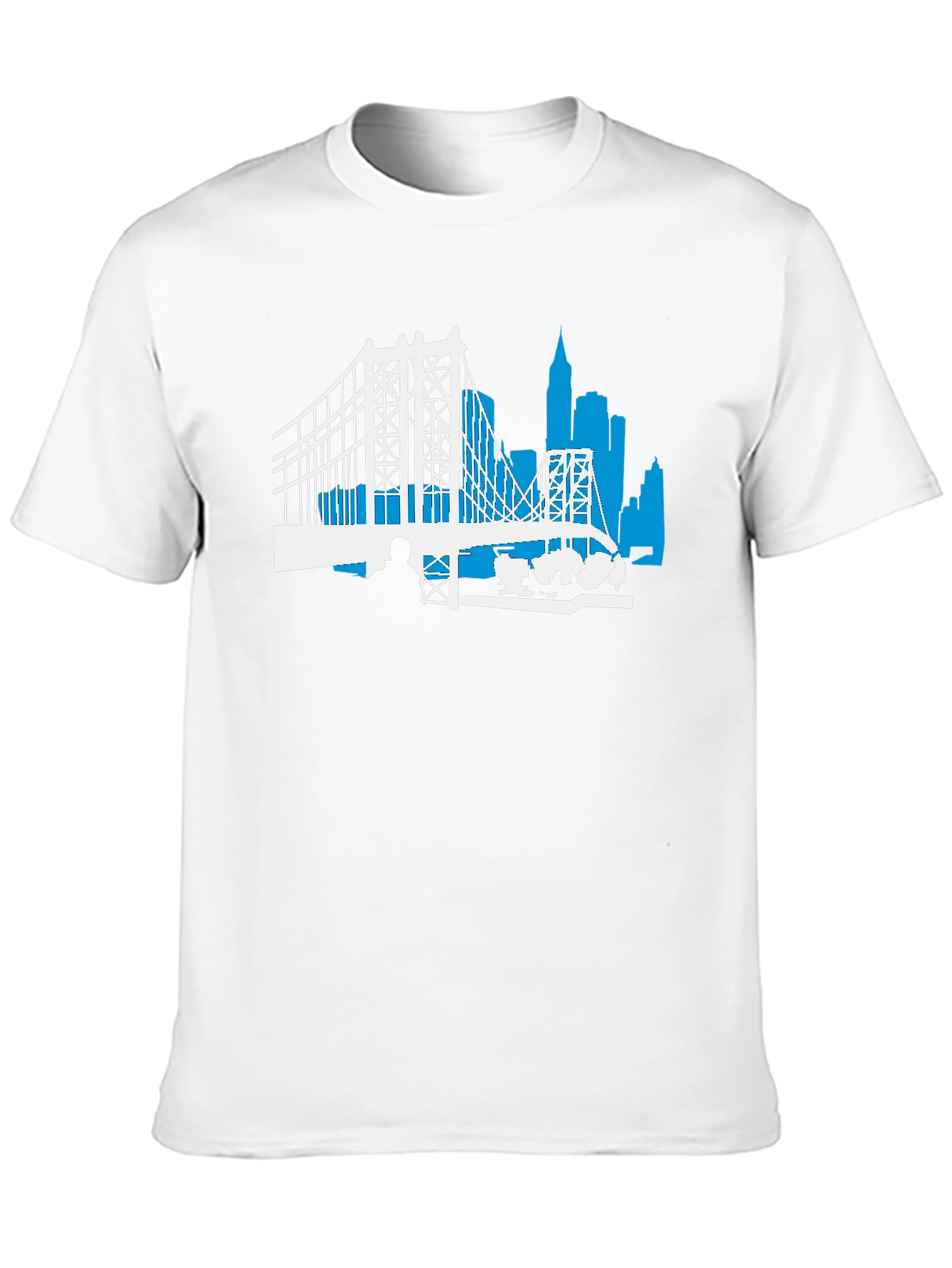 Brooklyn Bridge T-Shirt - Mens Black Graphic Tee