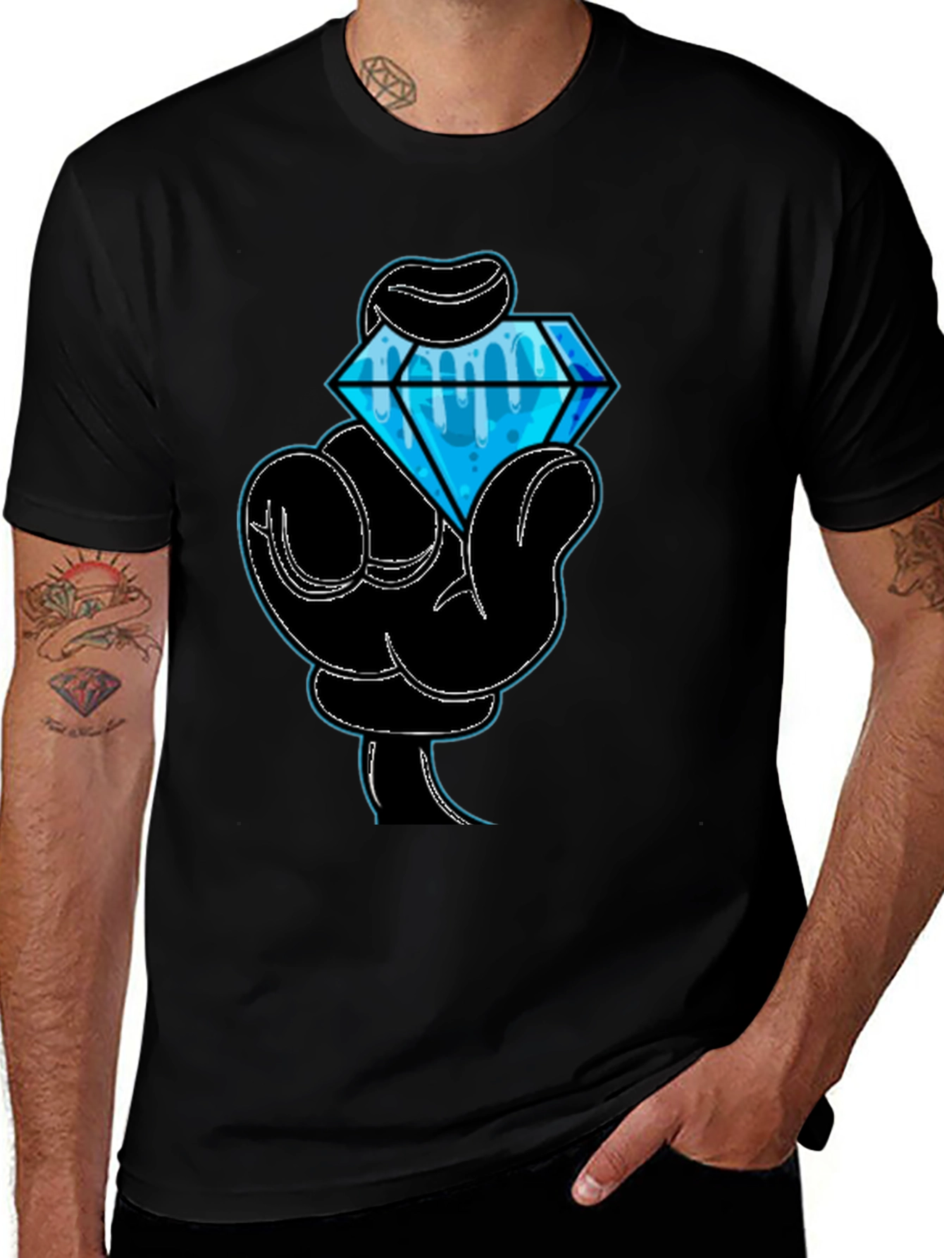 Diamond Hand Graphic T-Shirt