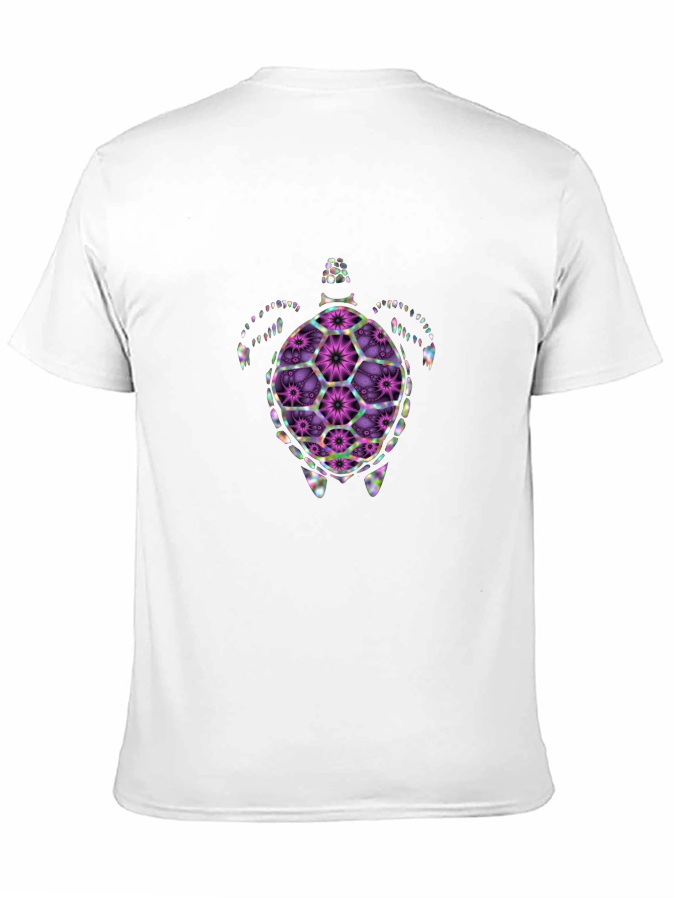 Floral Turtle Graphic T-Shirt