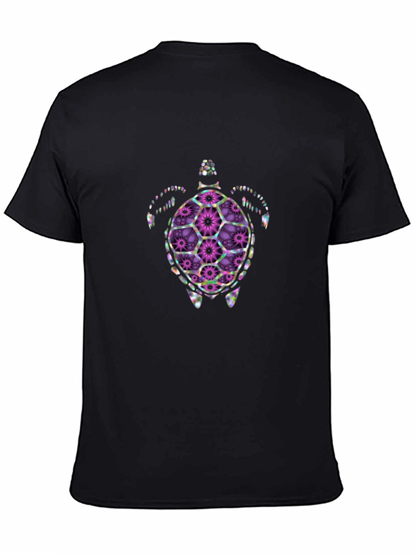 Floral Turtle Graphic T-Shirt