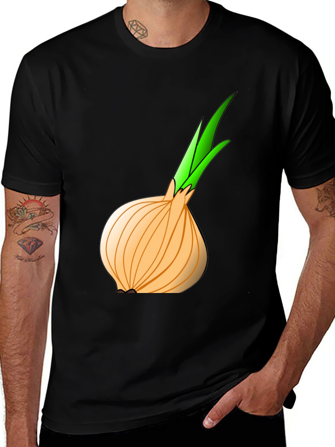 Onion Graphic T-Shirt - Quirky Foodie Tee