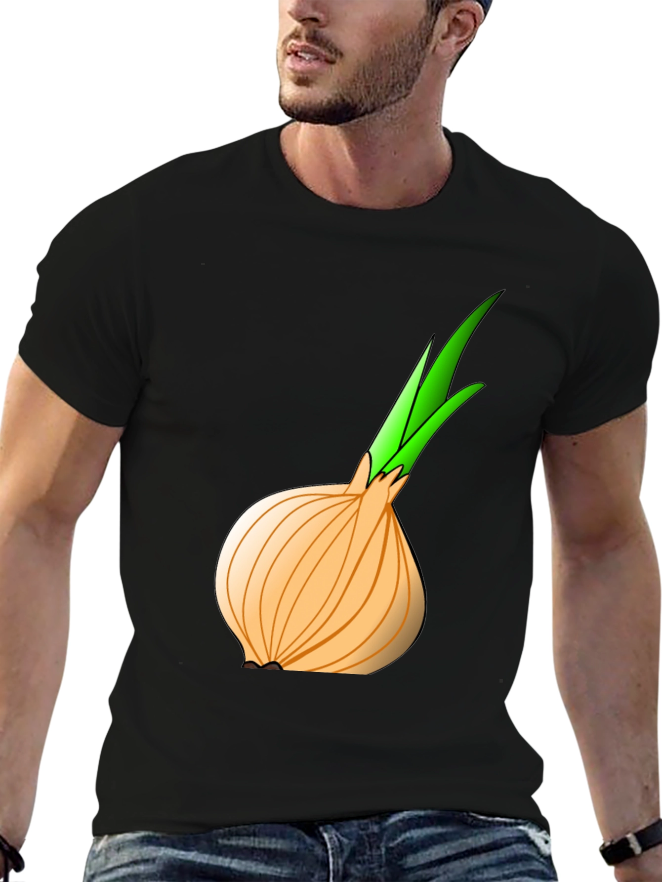 Onion Graphic T-Shirt - Quirky Foodie Tee