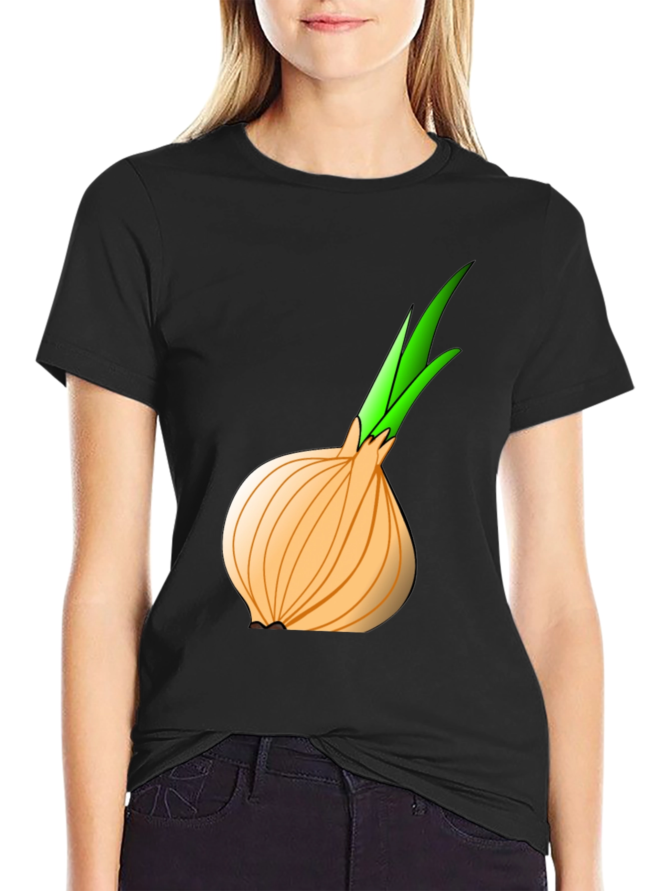 Onion Graphic T-Shirt - Quirky Foodie Tee