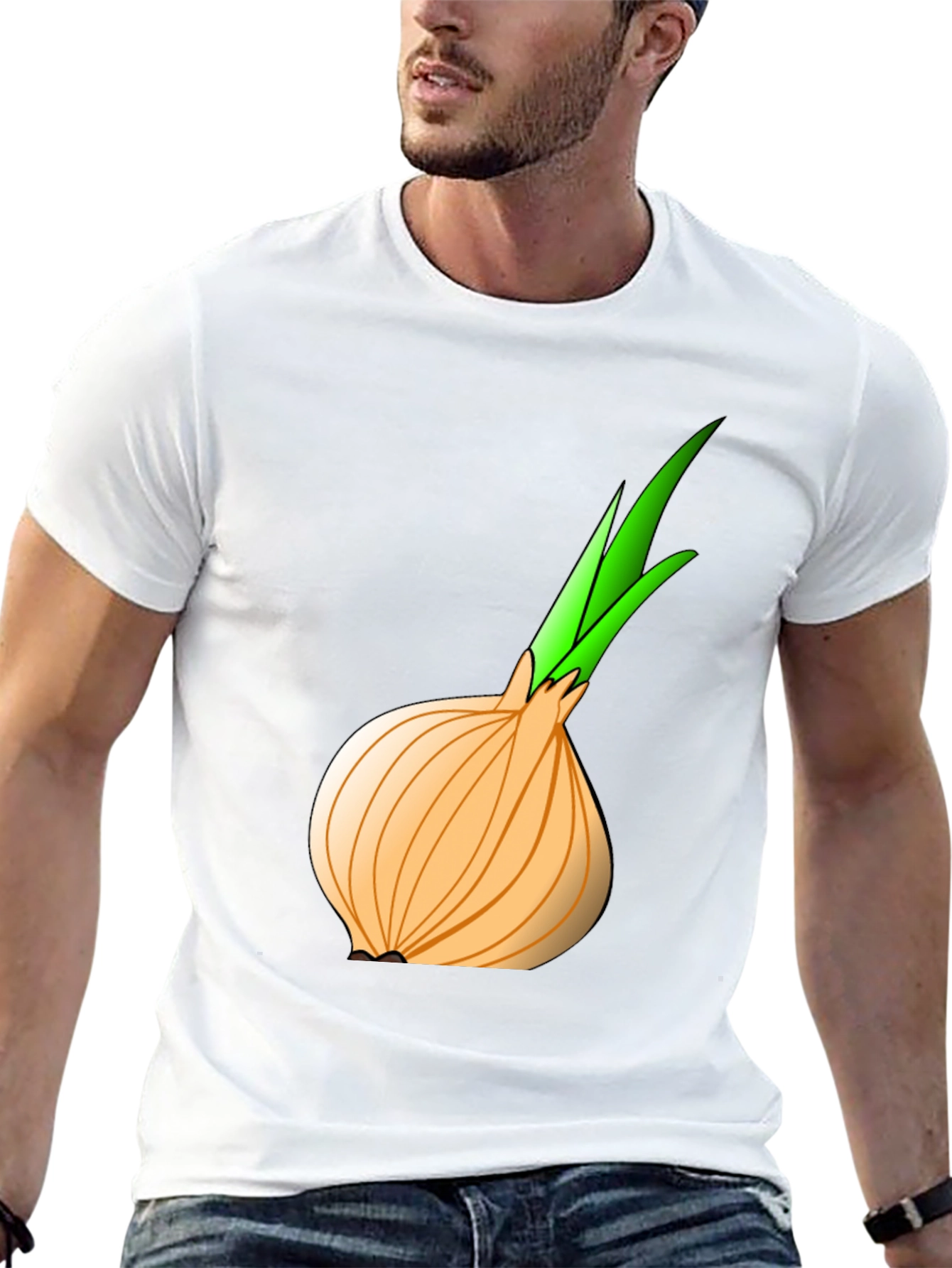 Onion Graphic T-Shirt - Quirky Foodie Tee
