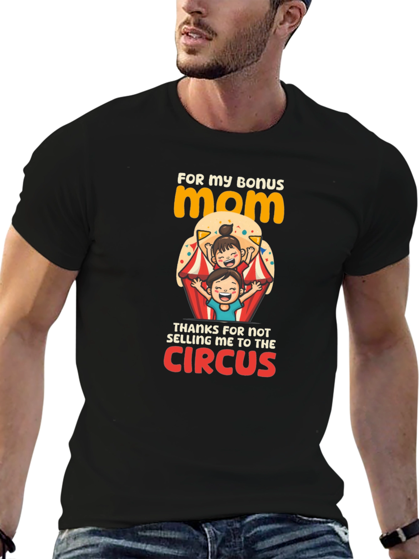Bonus Mom Circus Graphic Tee