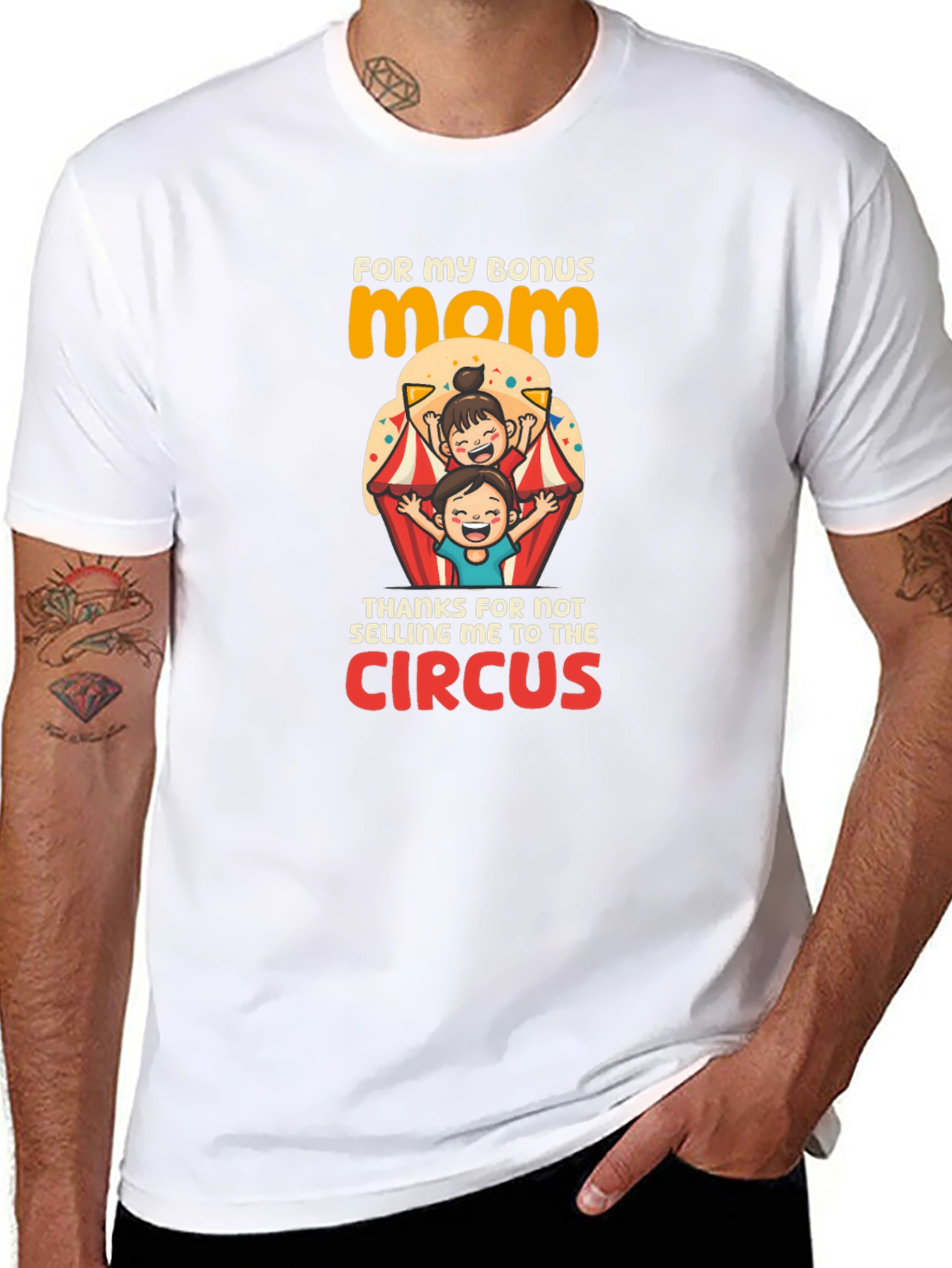 Bonus Mom Circus Graphic Tee