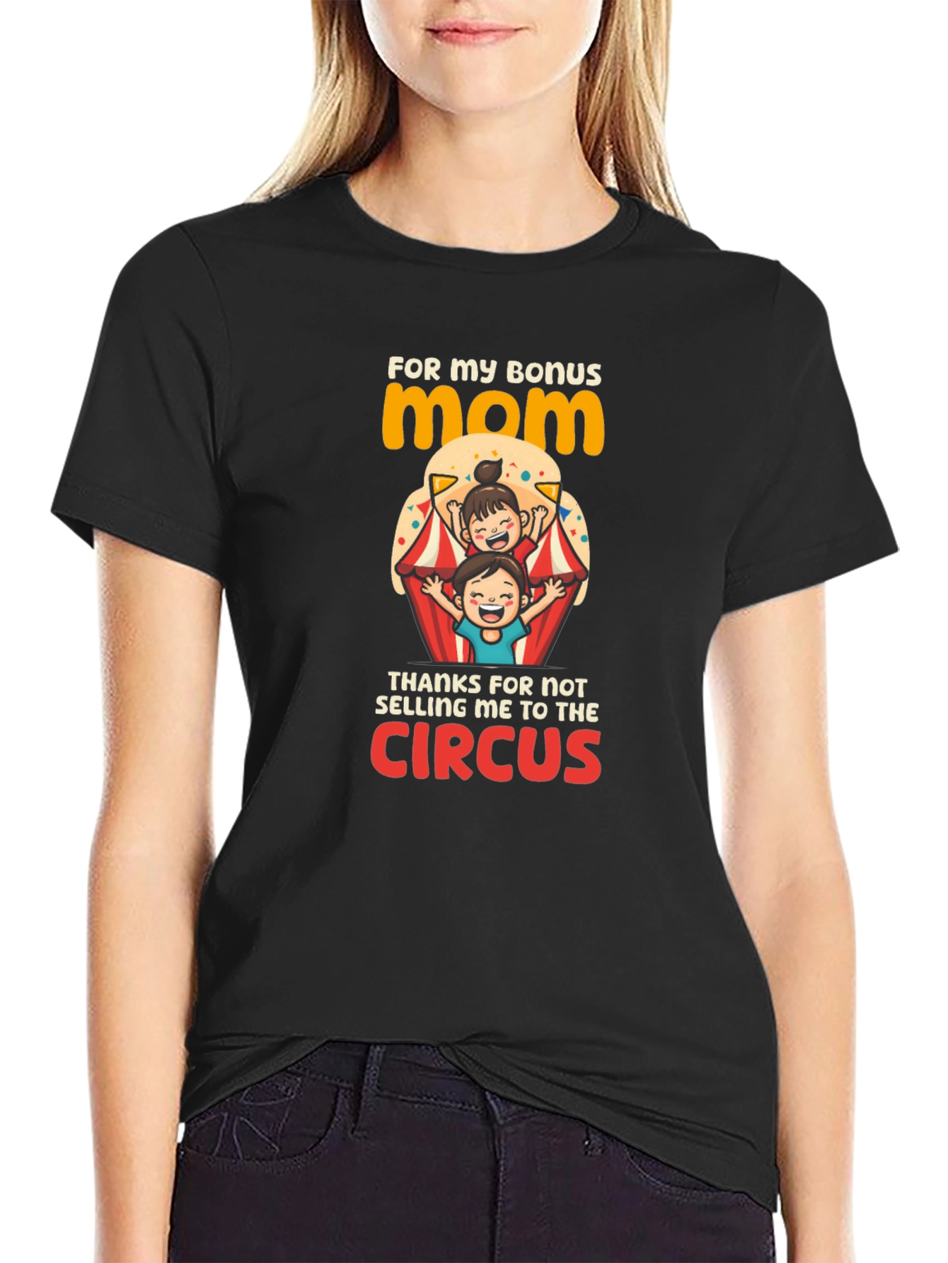 Bonus Mom Circus Graphic Tee