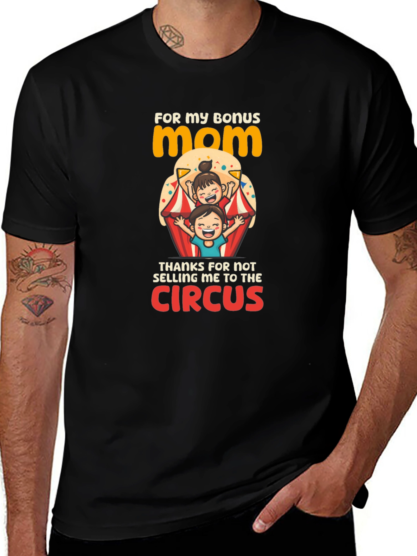 Bonus Mom Circus Graphic Tee