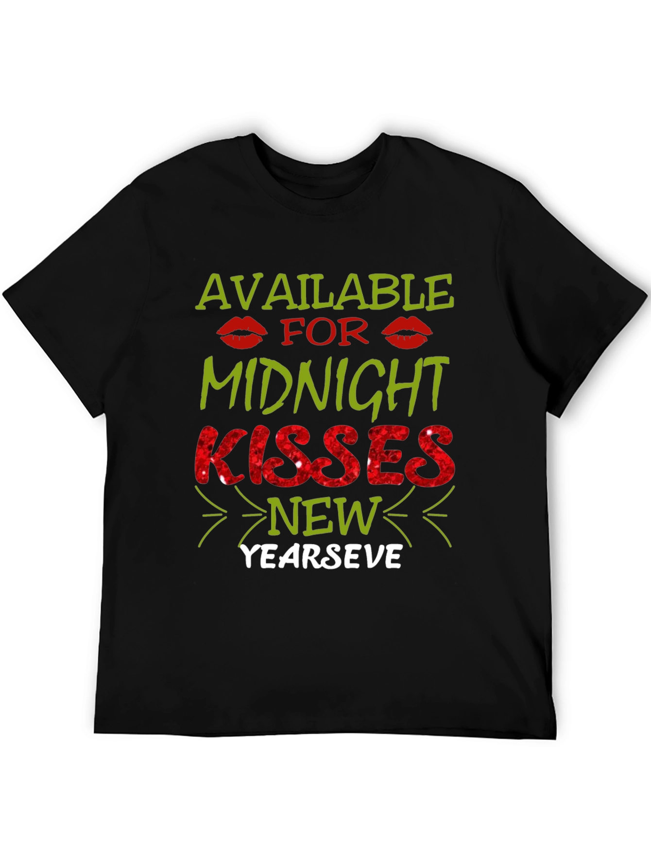 Midnight Kisses New Years Eve T-Shirt