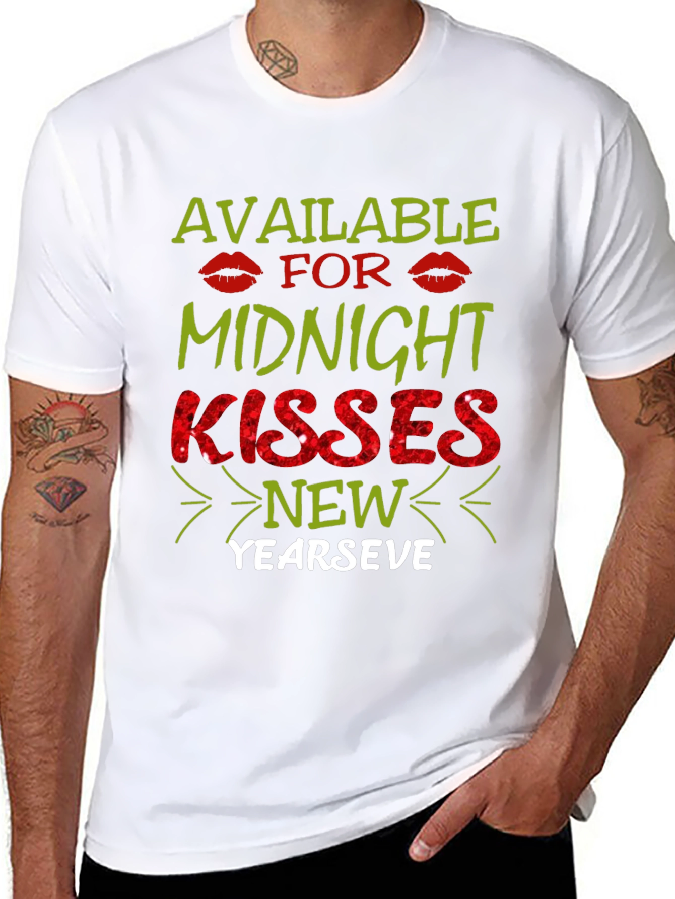 Midnight Kisses New Years Eve T-Shirt