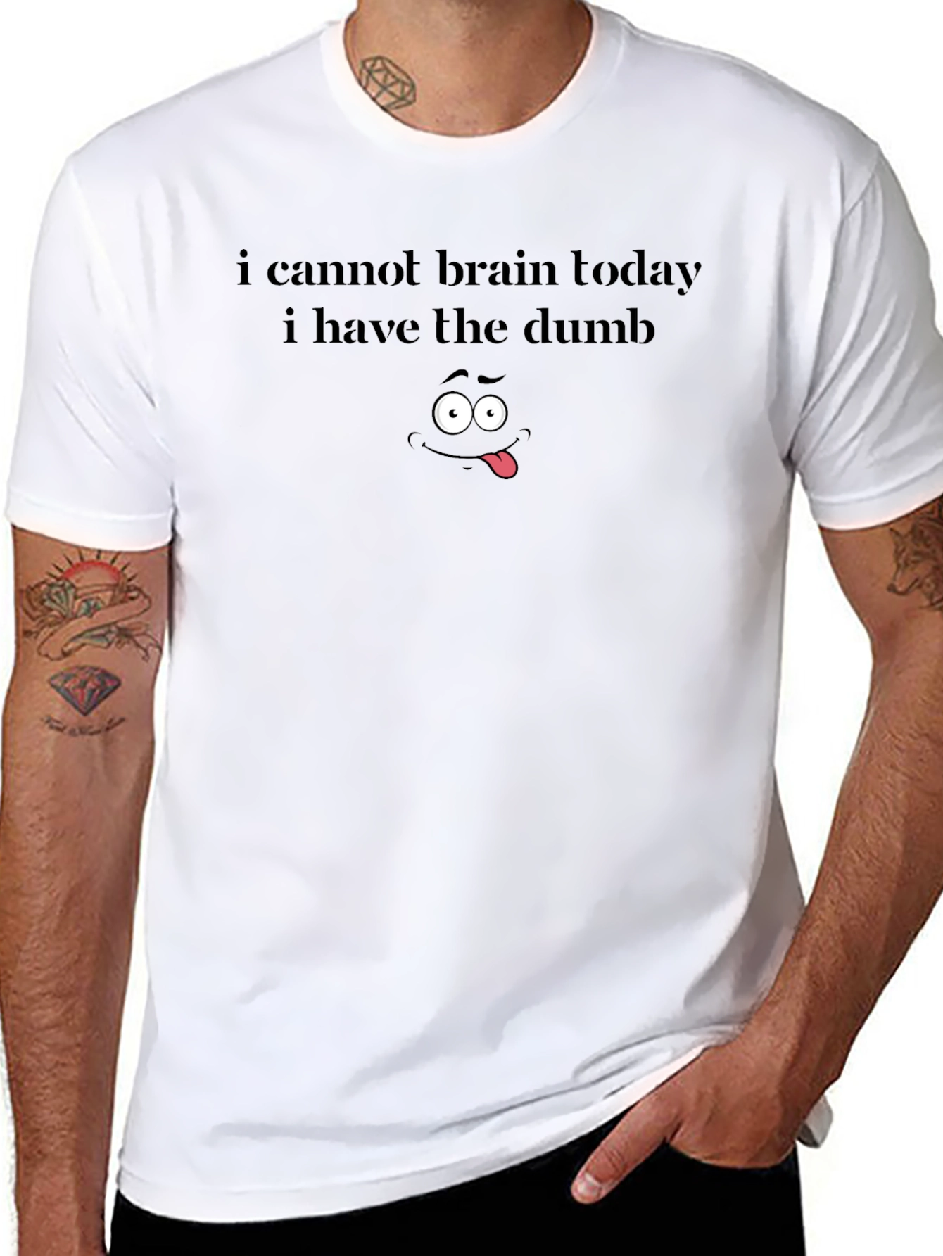 Funny I Cannot Brain Today Graphic Tee