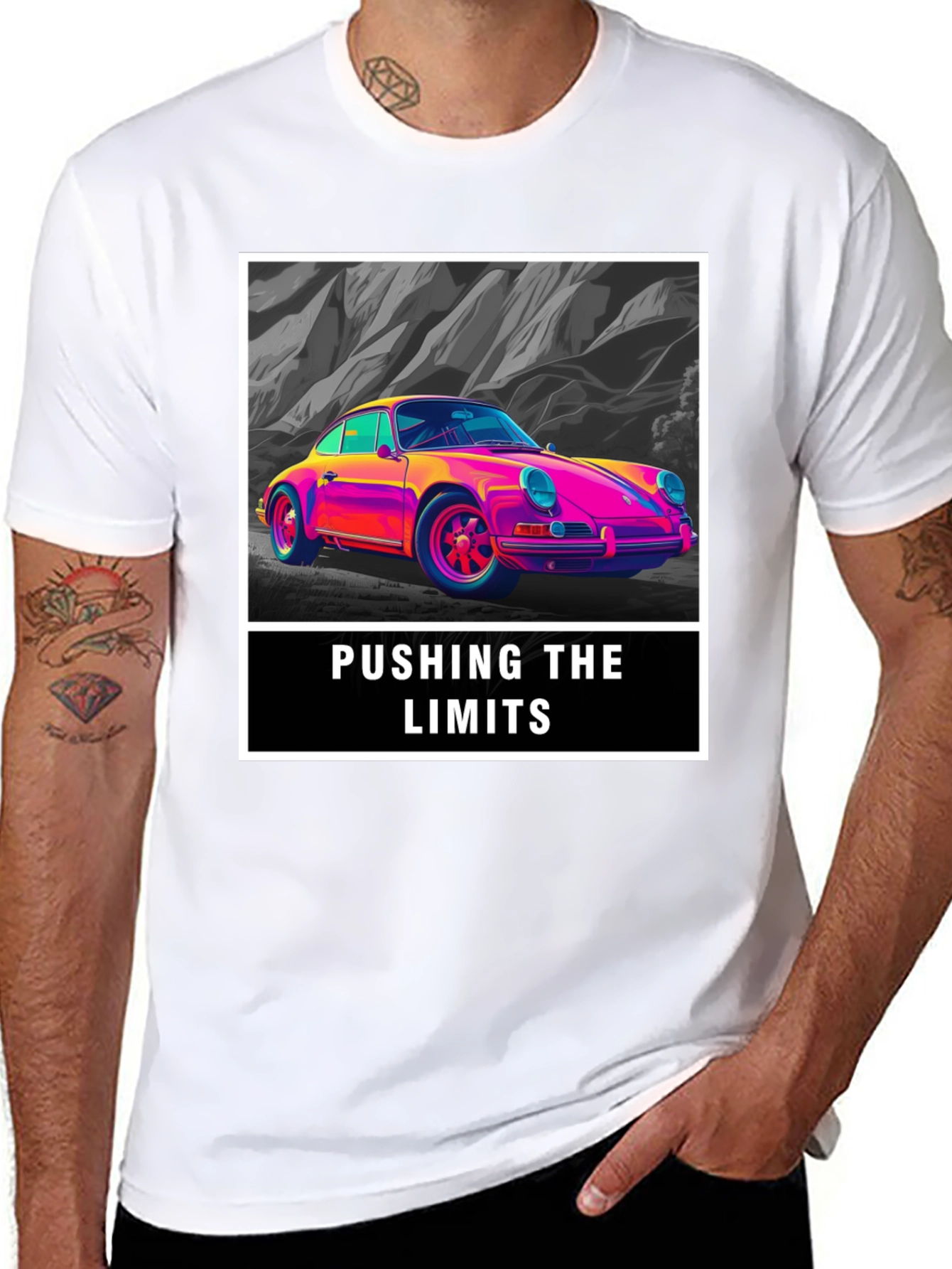 Pushing the Limits Car Graphic Tee