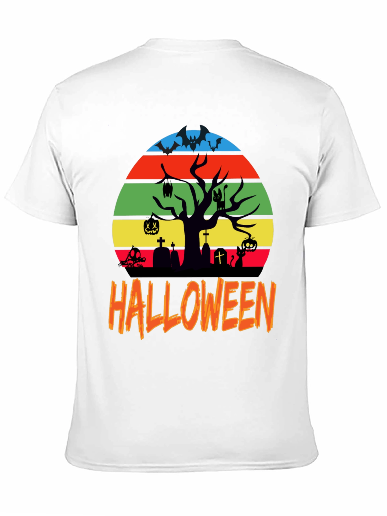 Halloween Tree Silhouette T-Shirt