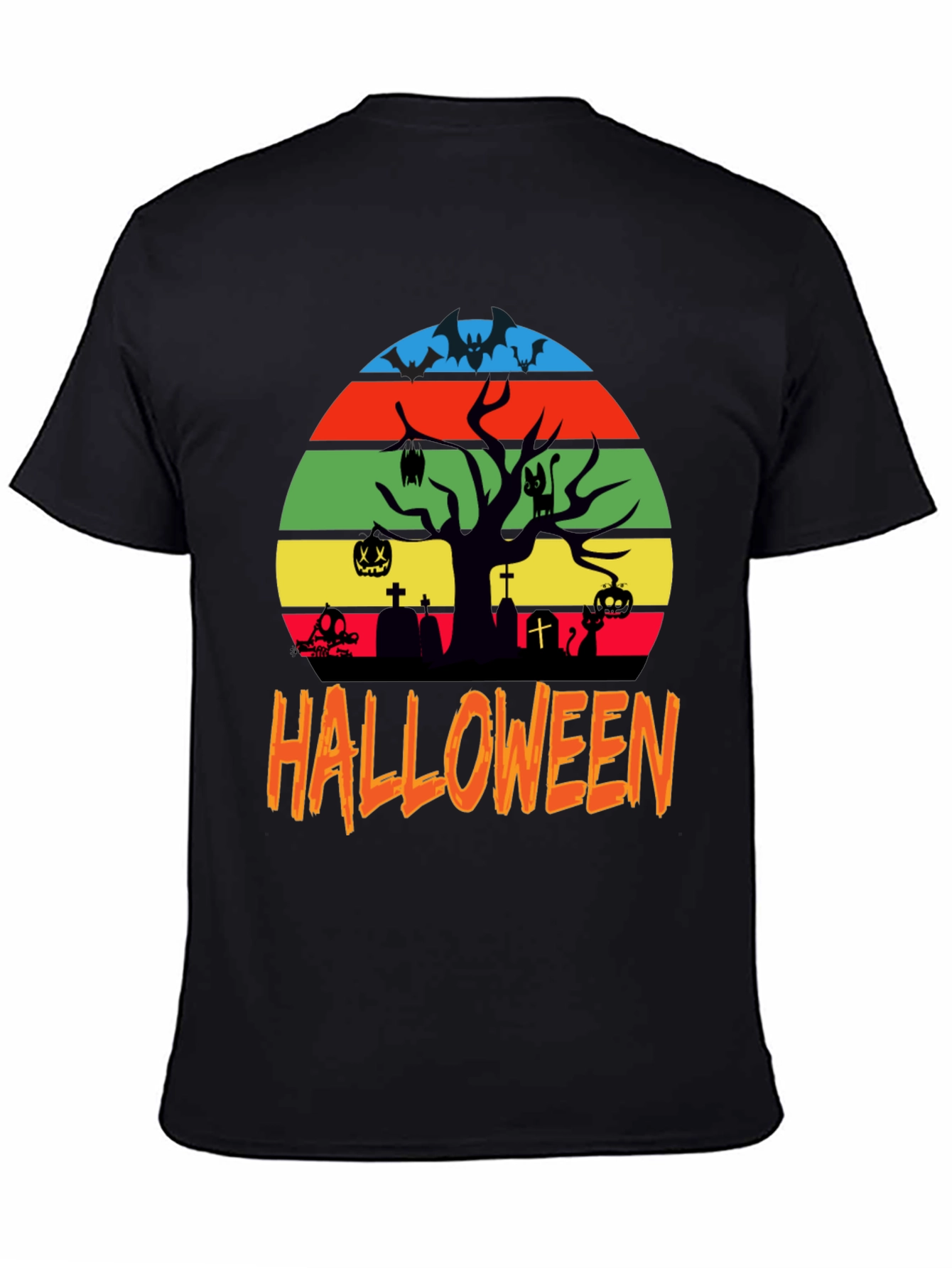 Halloween Tree Silhouette T-Shirt