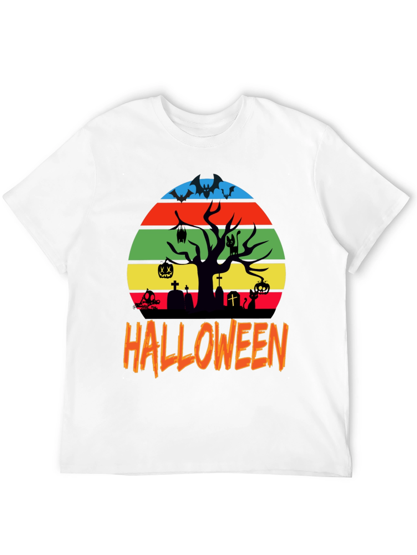 Halloween Tree Silhouette T-Shirt