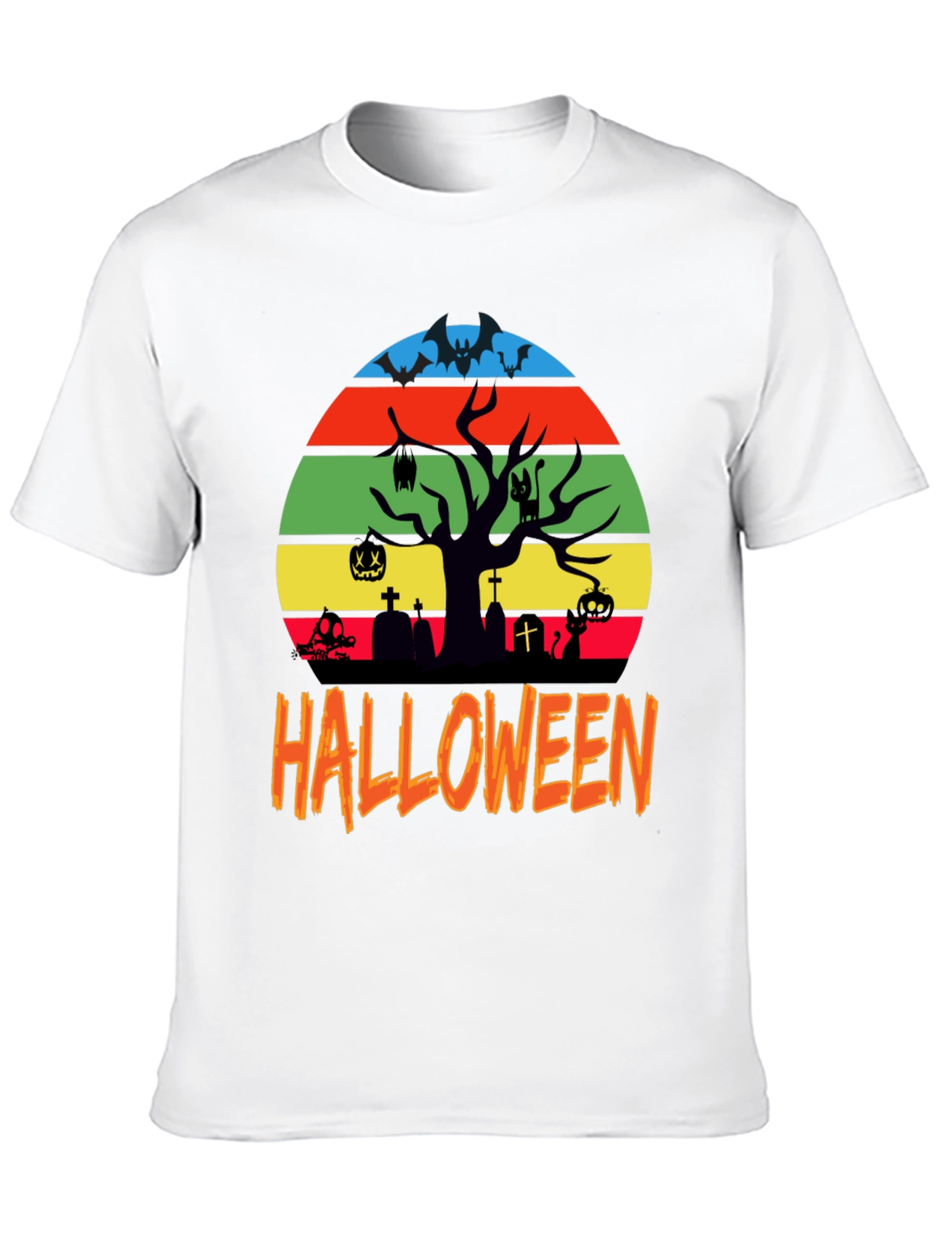 Halloween Tree Silhouette T-Shirt