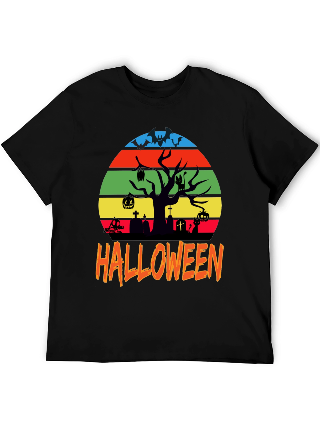 Halloween Tree Silhouette T-Shirt