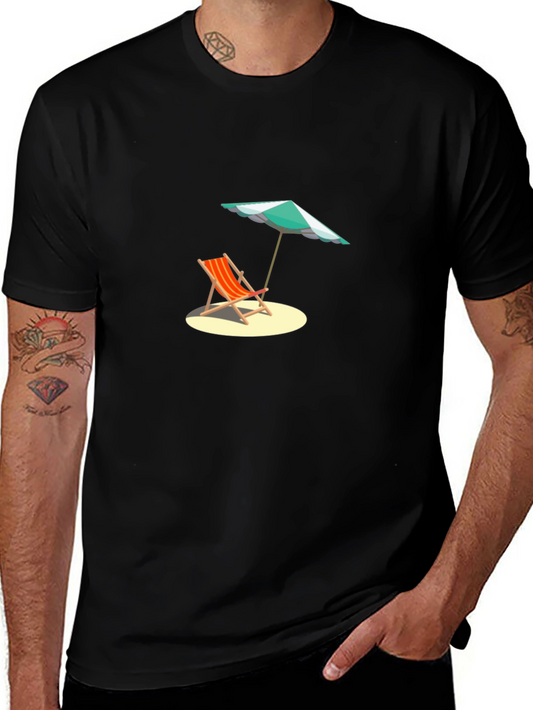 Beach Chair Graphic T-Shirt - Summer Vibes
