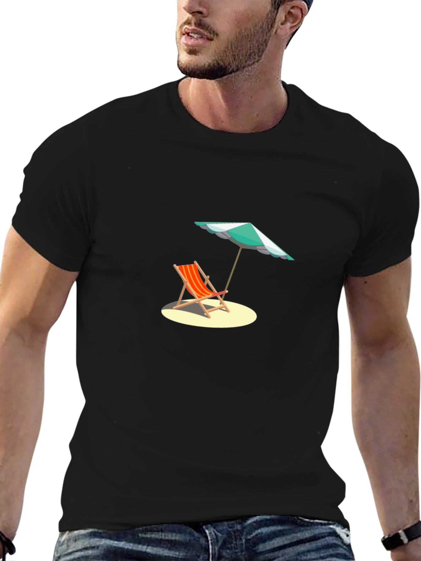 Beach Chair Graphic T-Shirt - Summer Vibes