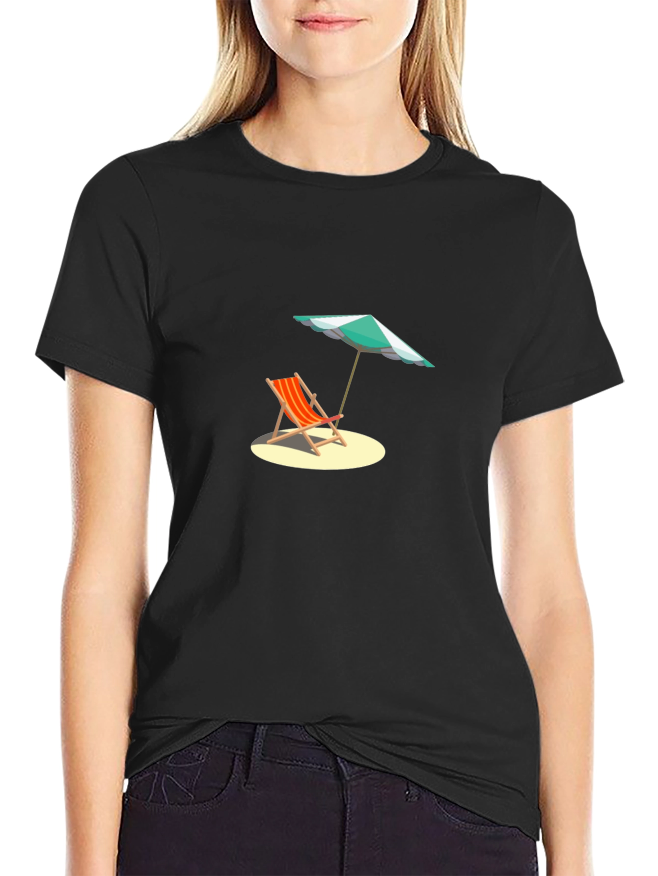 Beach Chair Graphic T-Shirt - Summer Vibes