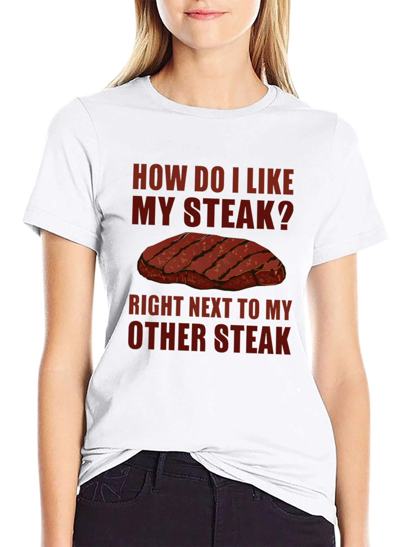 Steak Lover Graphic T-Shirt Funny Meat Eater Tee