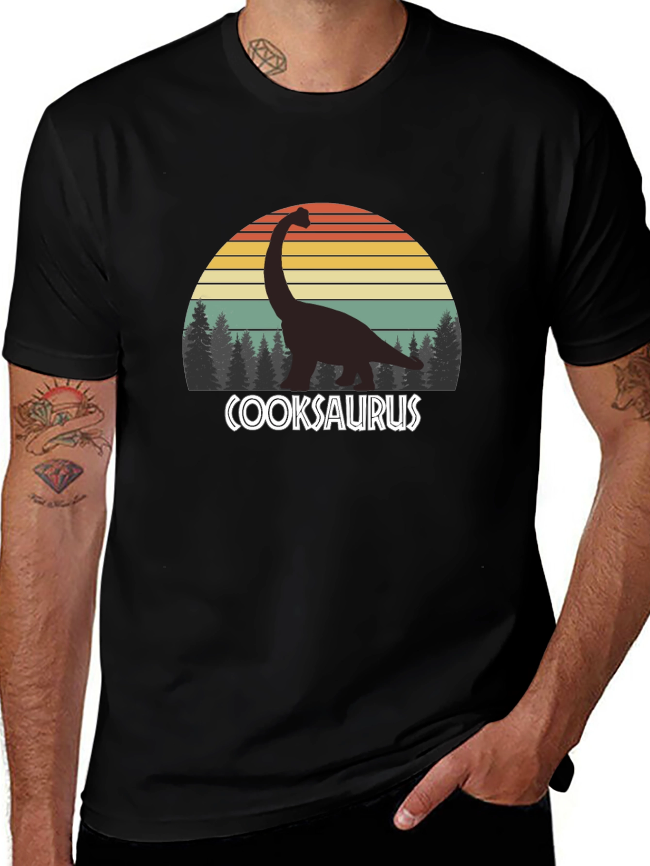 Cooksaurus Dinosaur Cooking T-Shirt