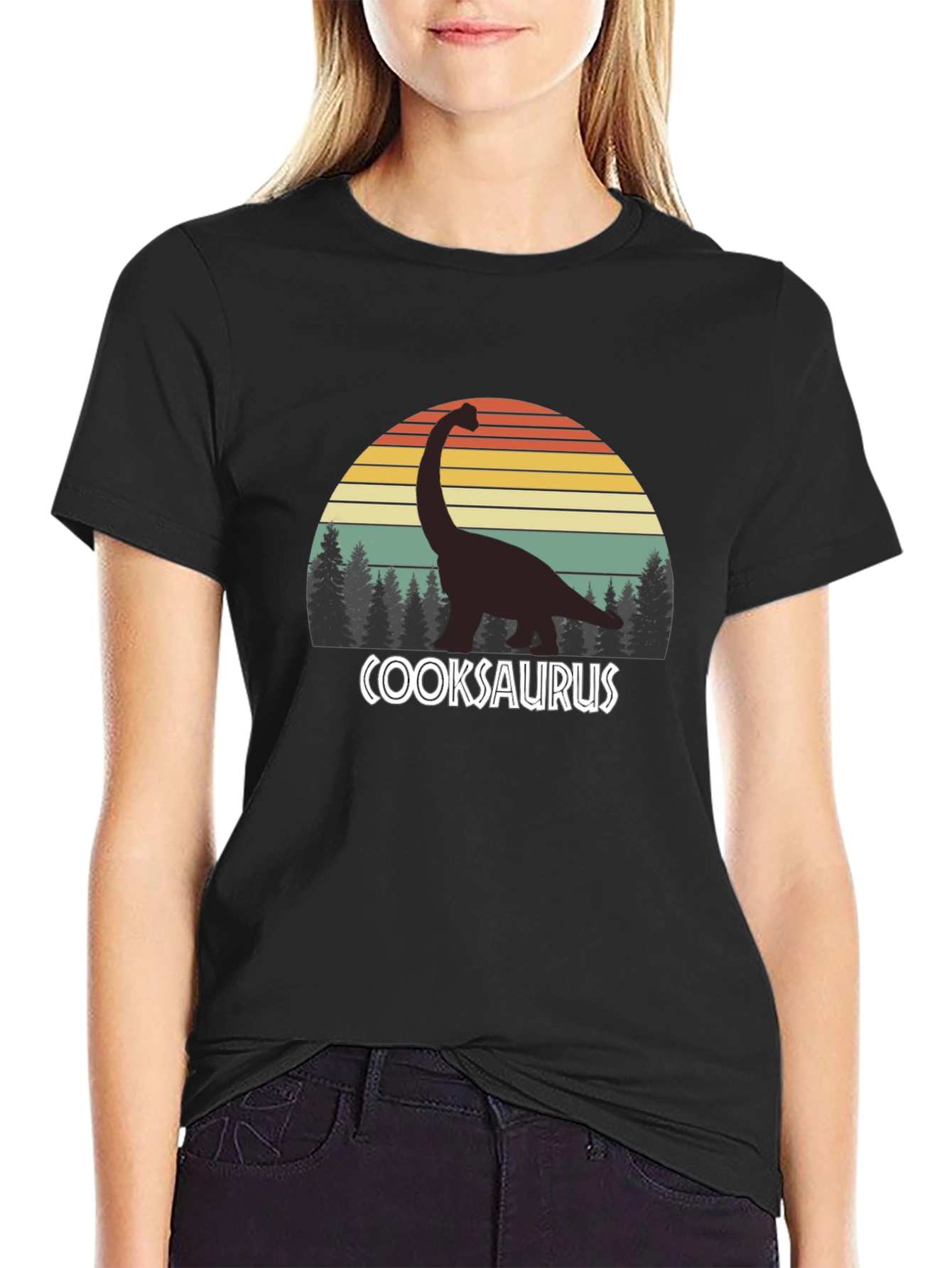 Cooksaurus Dinosaur Cooking T-Shirt