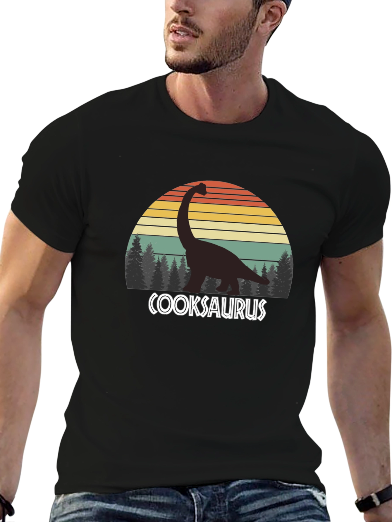 Cooksaurus Dinosaur Cooking T-Shirt