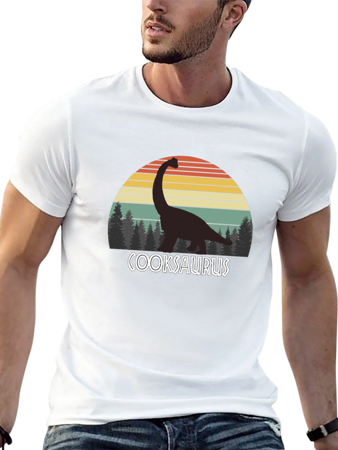 Cooksaurus Dinosaur Cooking T-Shirt