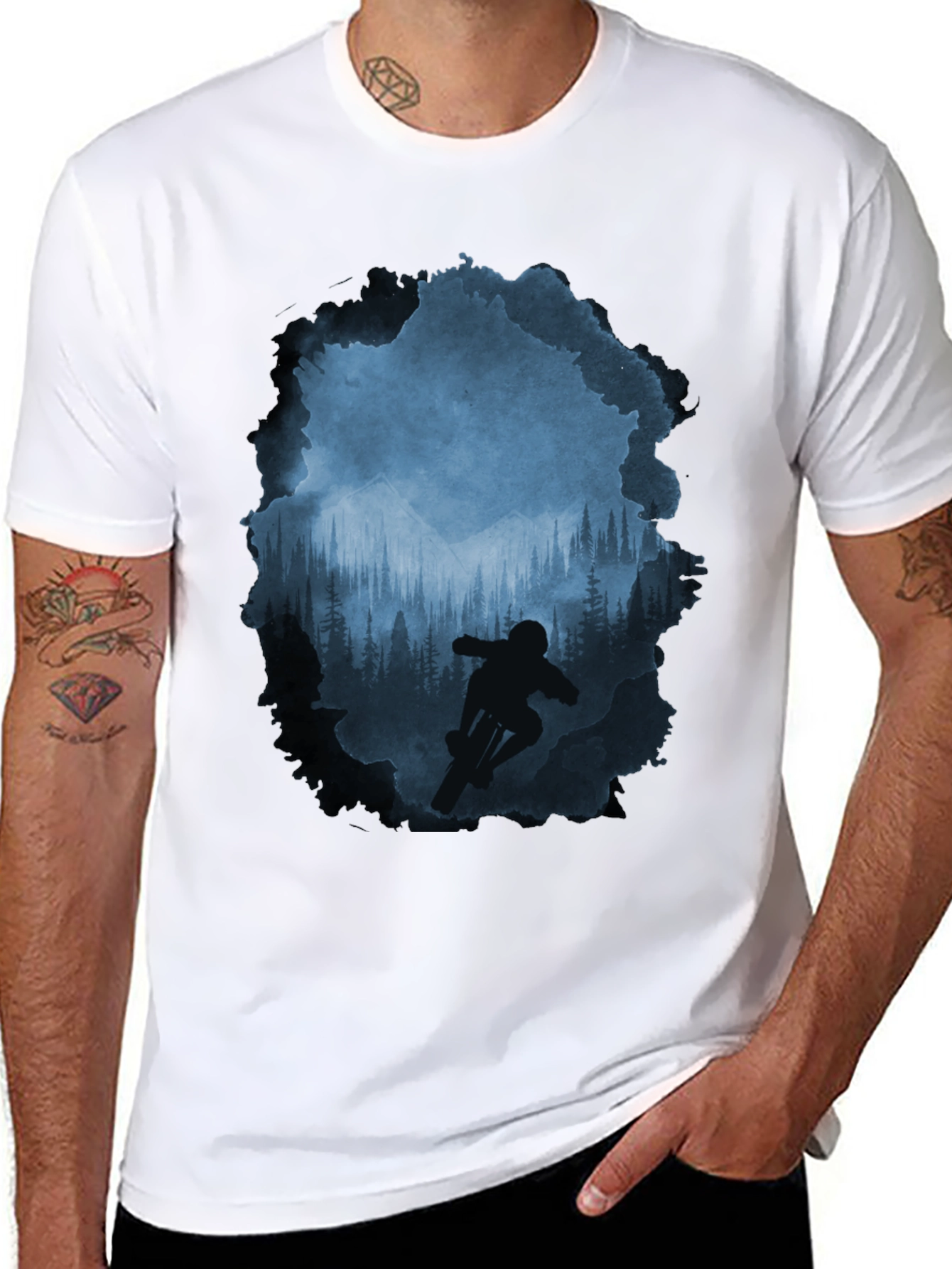 Mountain Bike Forest T-Shirt