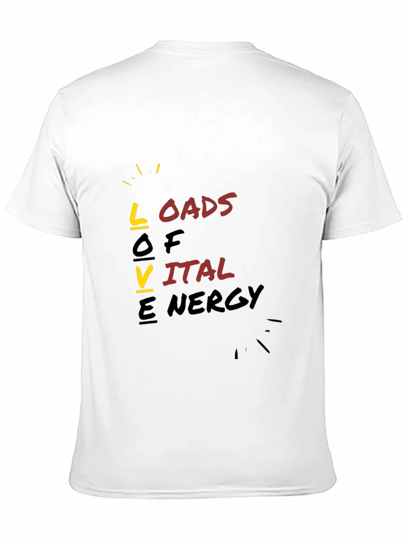 Love Loads of Vital Energy Graphic T-Shirt