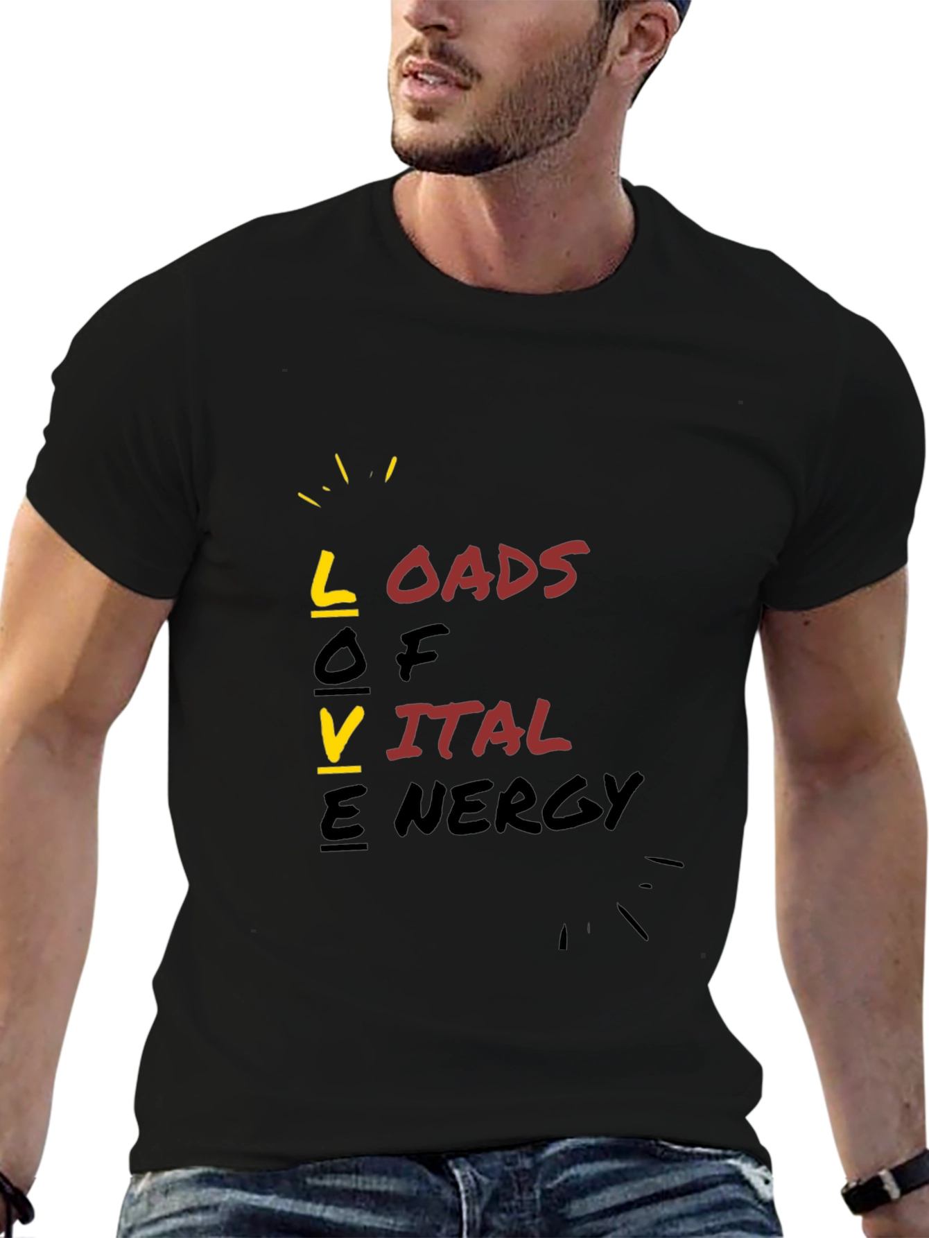 Love Loads of Vital Energy Graphic T-Shirt