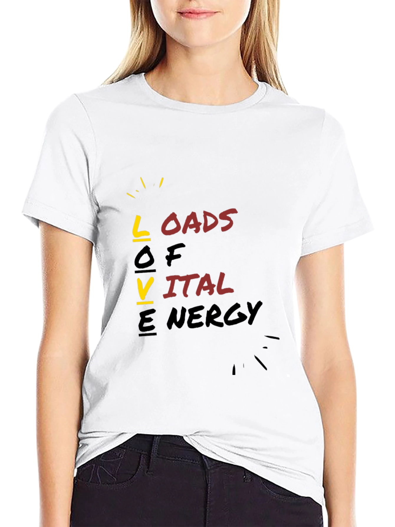 Love Loads of Vital Energy Graphic T-Shirt