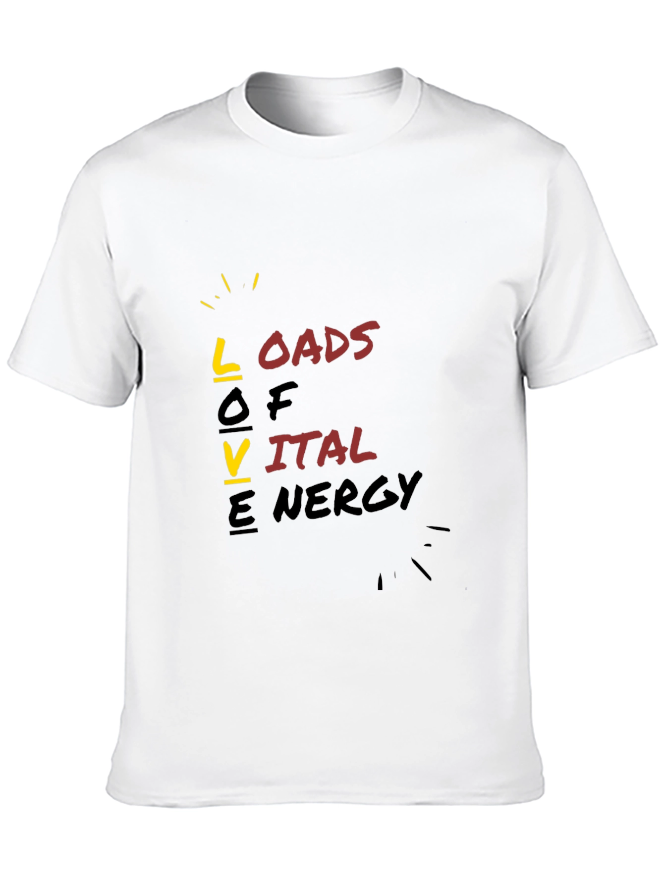 Love Loads of Vital Energy Graphic T-Shirt