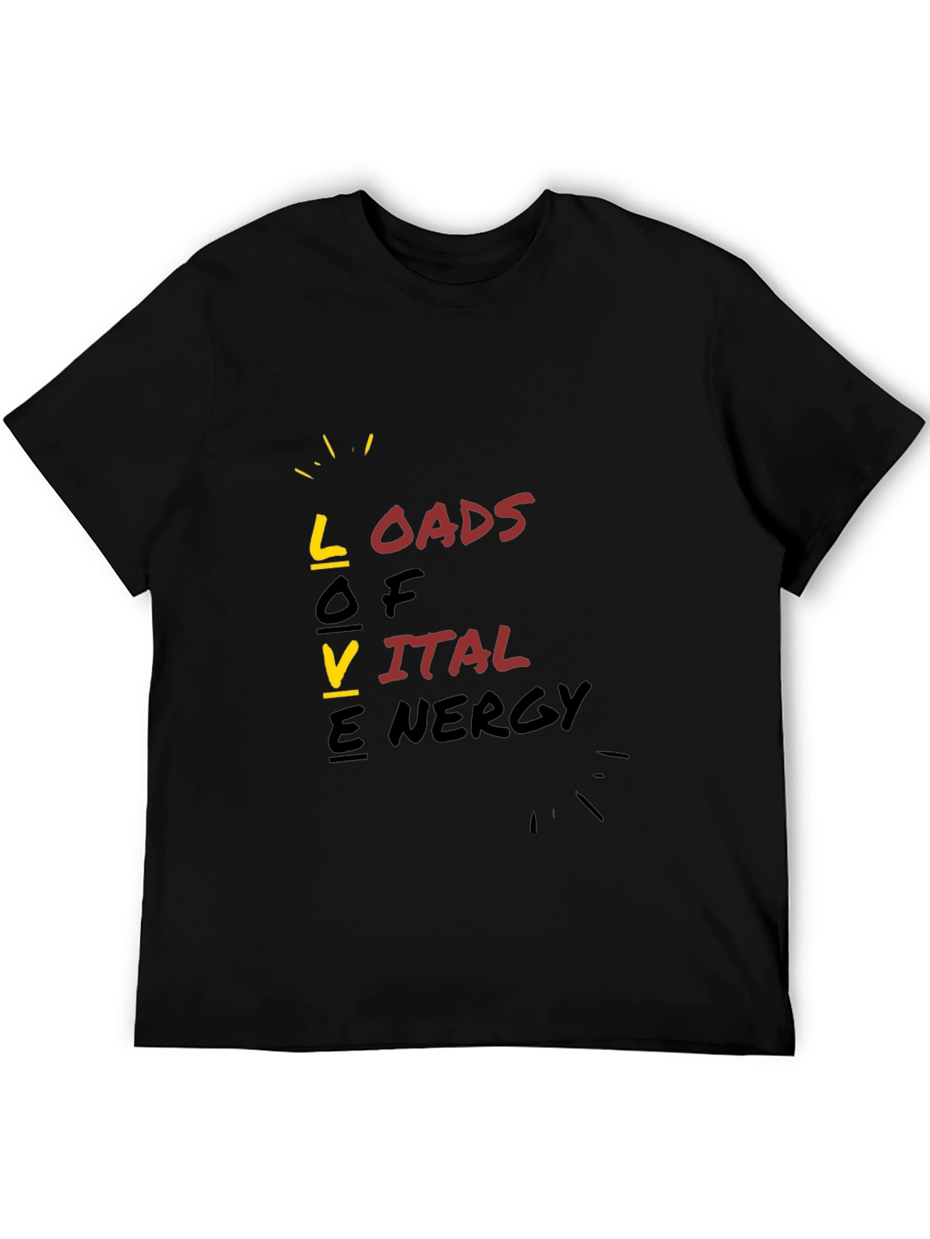 Love Loads of Vital Energy Graphic T-Shirt