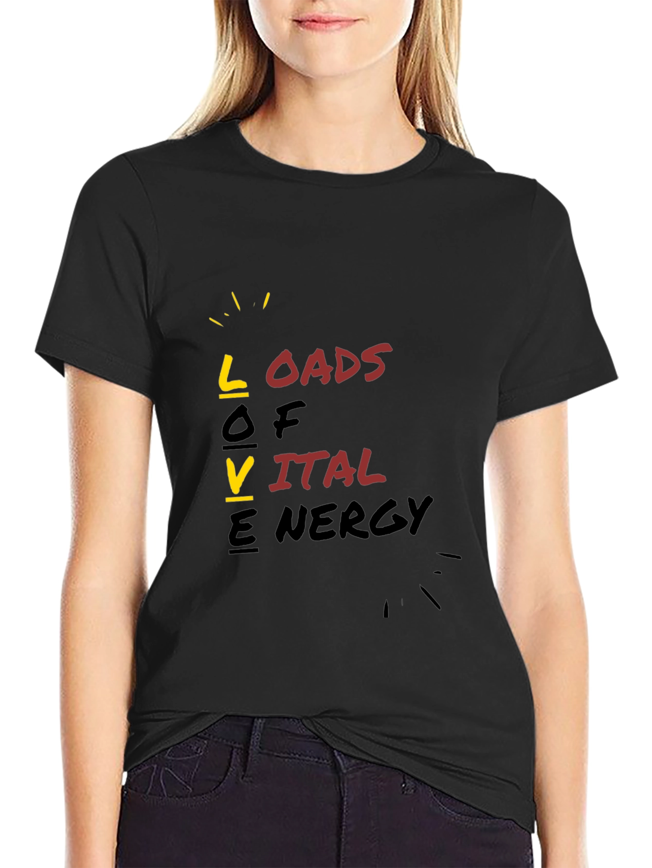 Love Loads of Vital Energy Graphic T-Shirt
