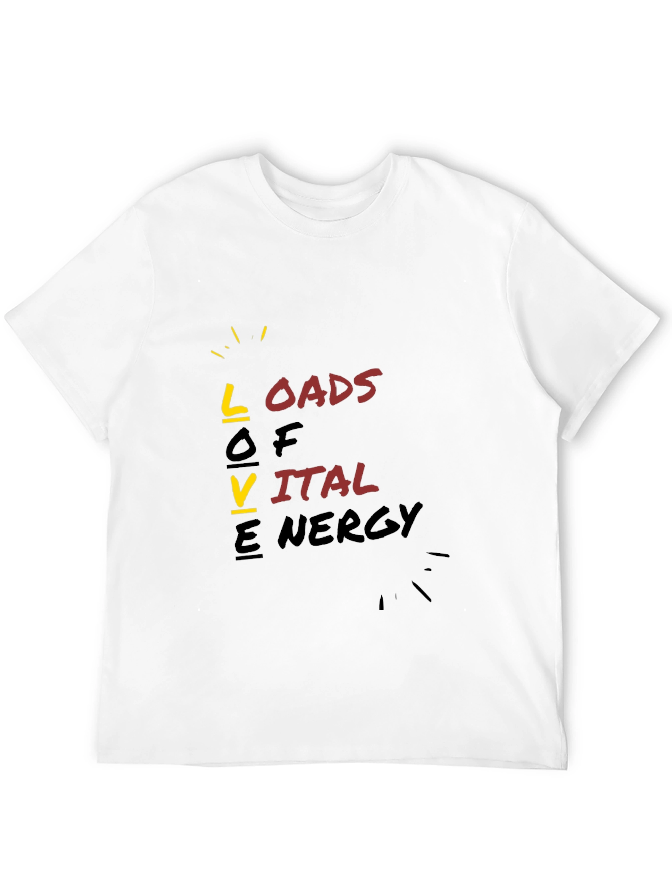 Love Loads of Vital Energy Graphic T-Shirt