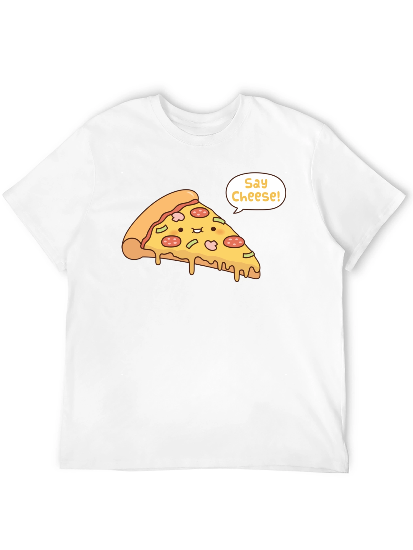 Pizza Say Cheese Graphic T-Shirt