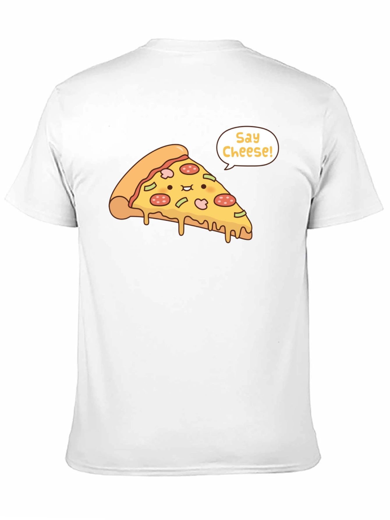 Pizza Say Cheese Graphic T-Shirt