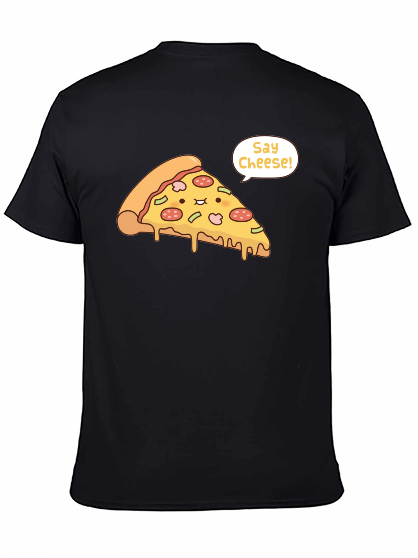 Pizza Say Cheese Graphic T-Shirt