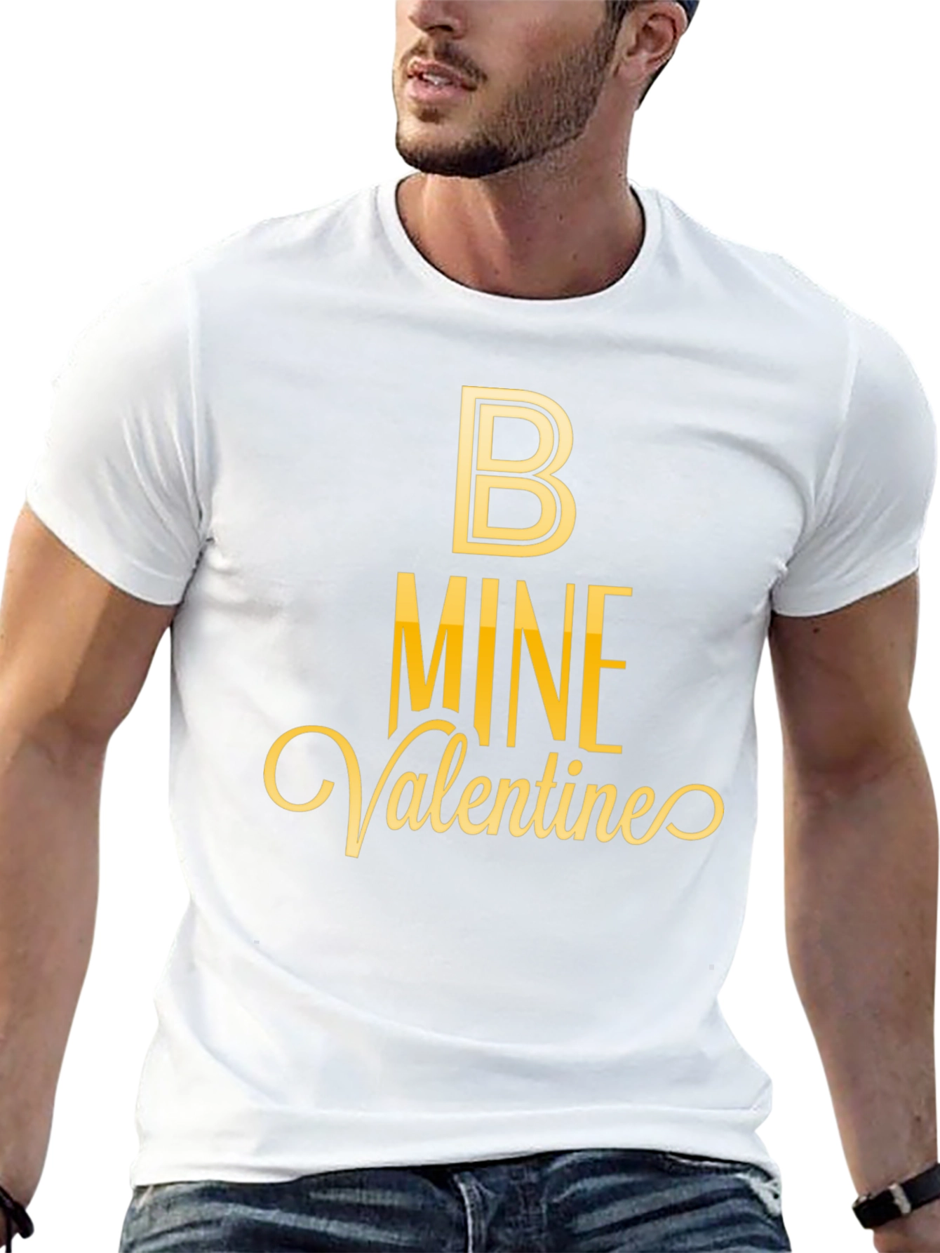 Be Mine Valentines Day Black T-Shirt